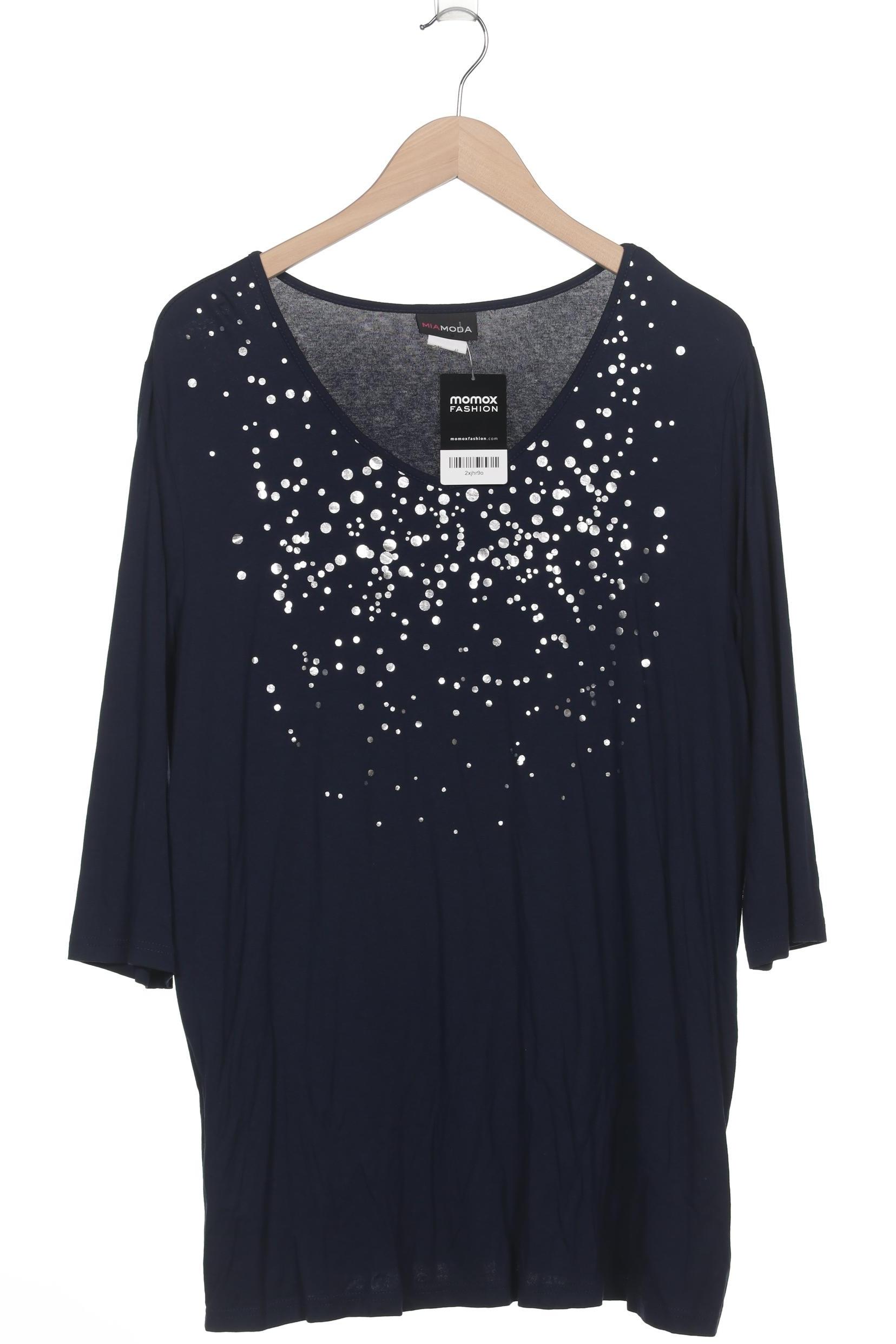 

Miamoda Damen Langarmshirt, marineblau, Gr. 48