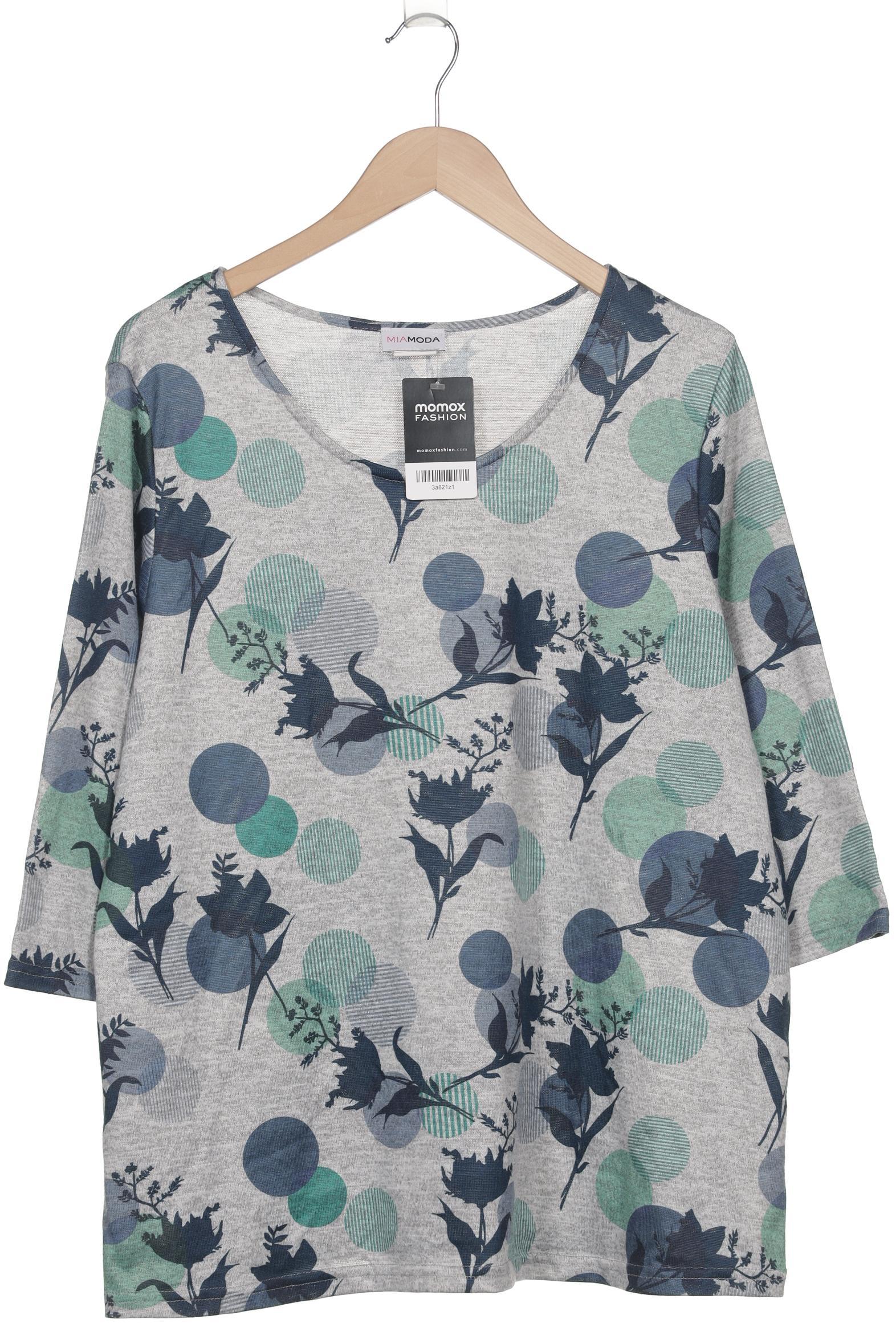 

Miamoda Damen Langarmshirt, grau, Gr. 46