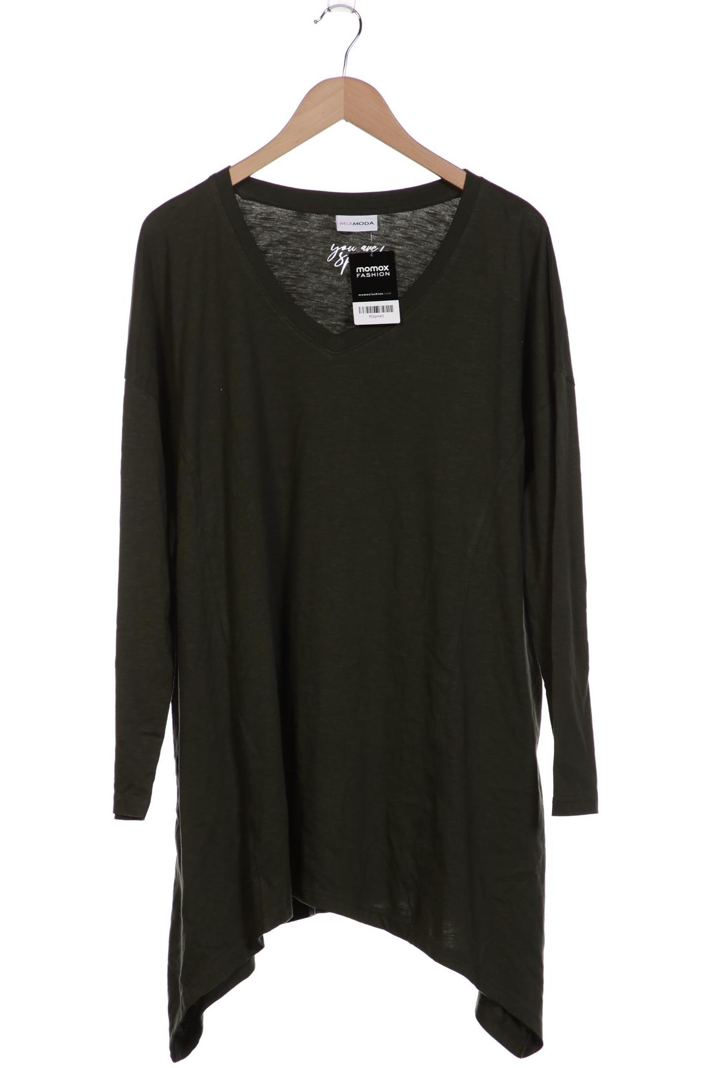 

Miamoda Damen Langarmshirt, grün, Gr. 50