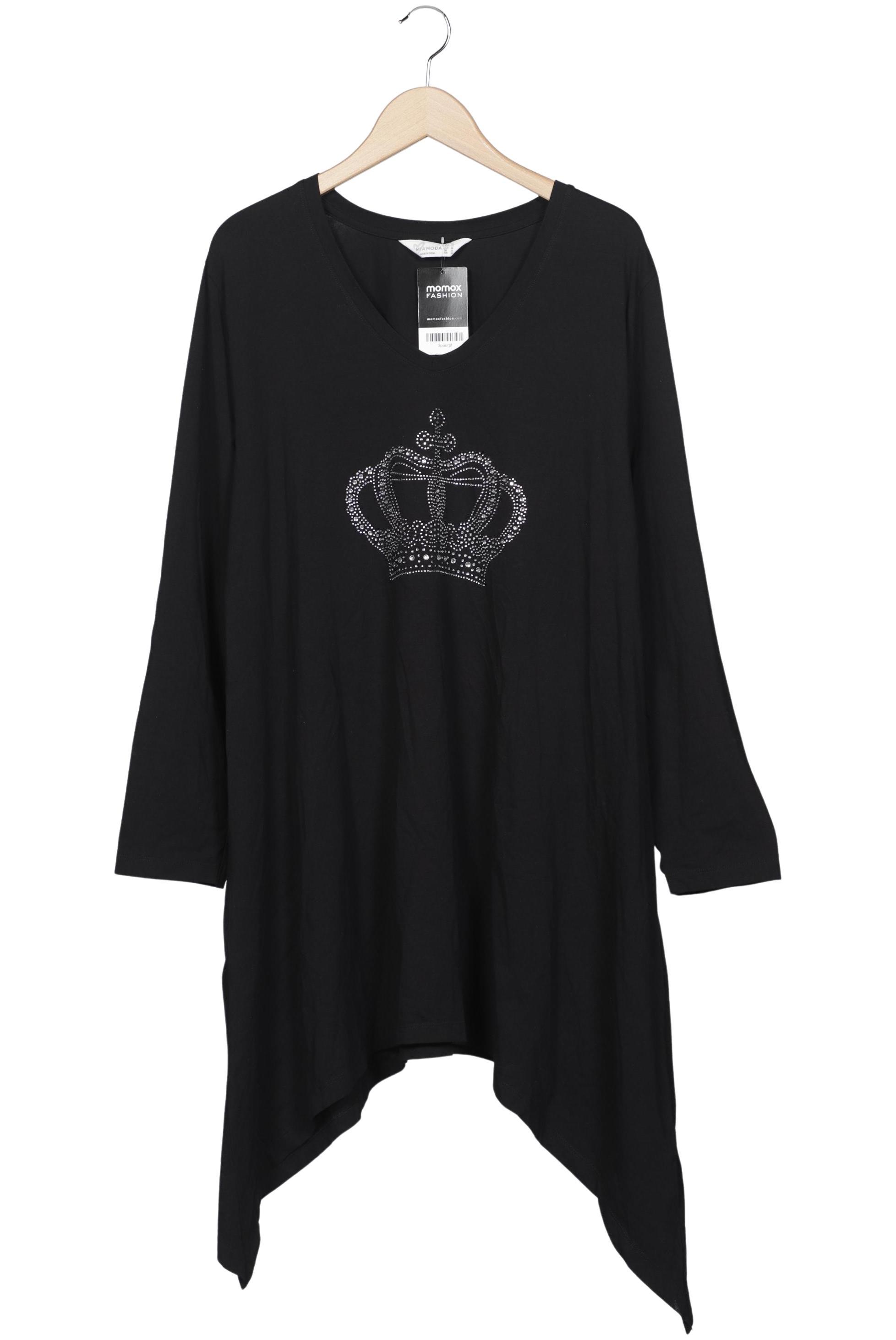 

Miamoda Damen Langarmshirt, schwarz, Gr. 52