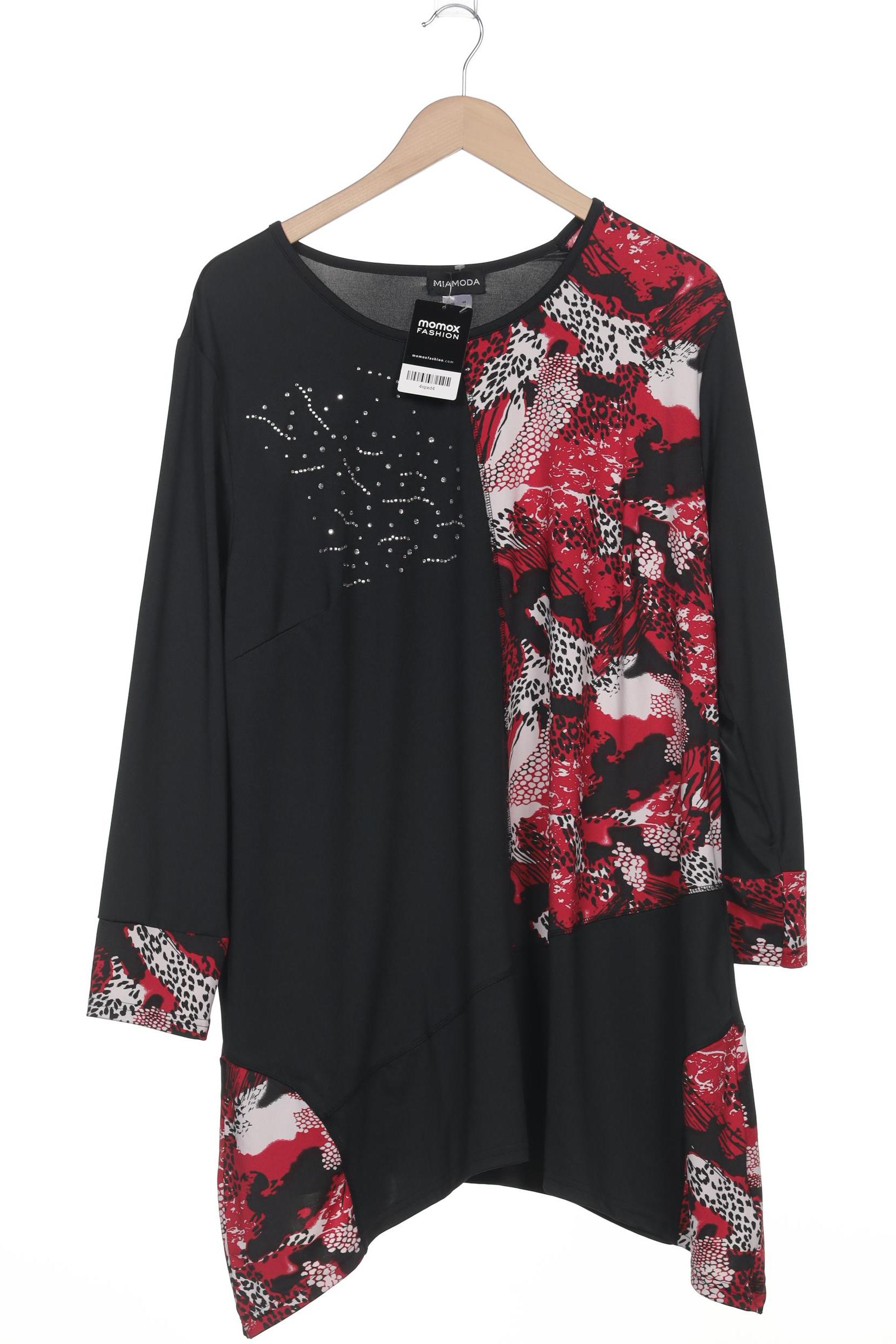 

Miamoda Damen Langarmshirt, schwarz, Gr. 48