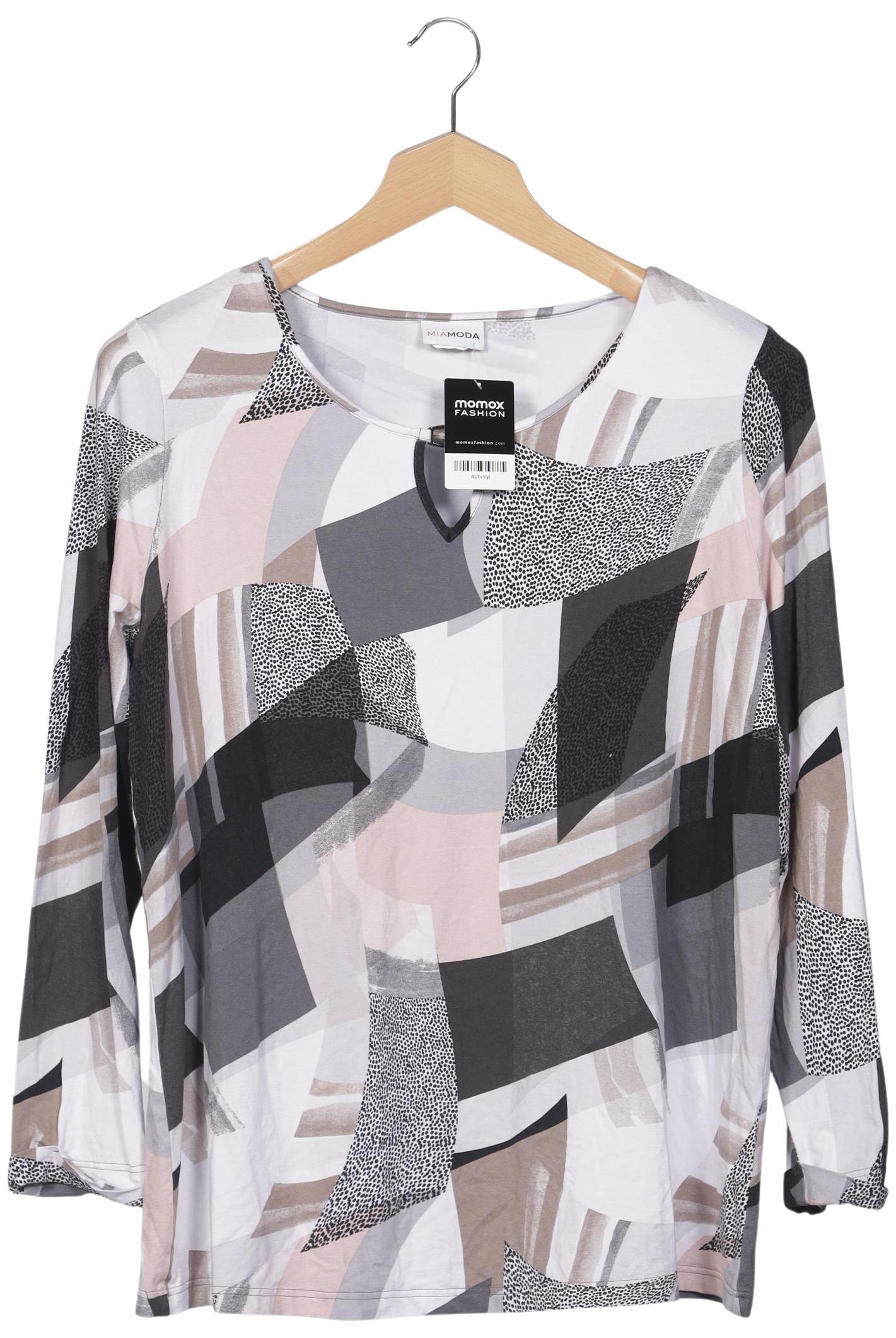 

Miamoda Damen Langarmshirt, mehrfarbig, Gr. 48