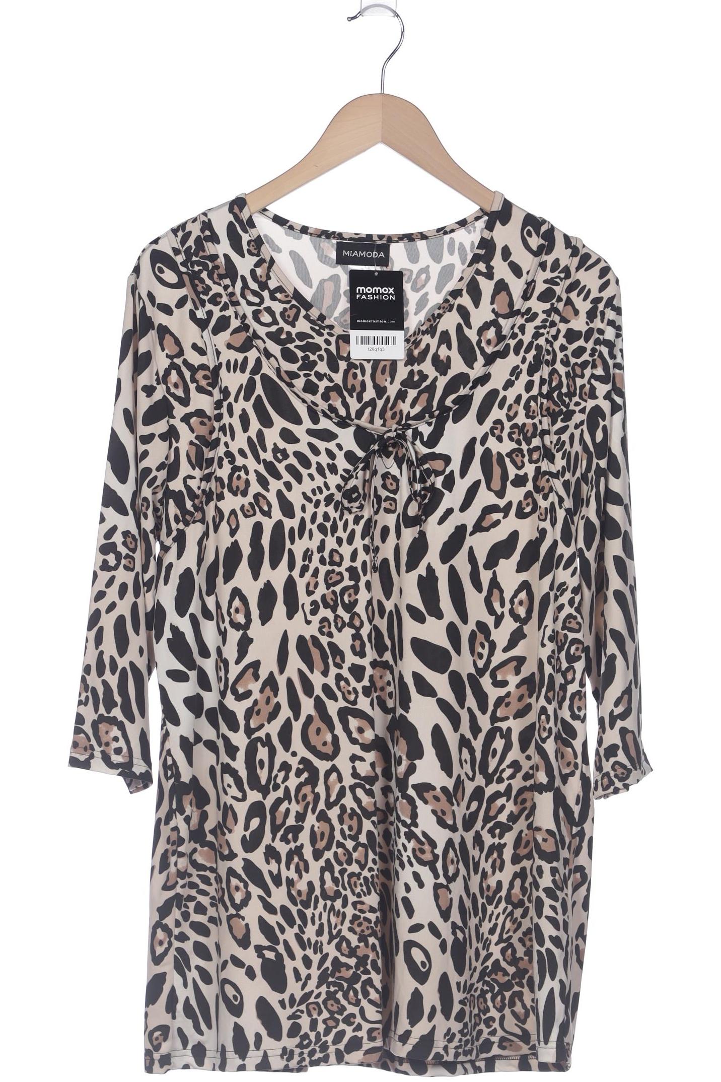 

Miamoda Damen Langarmshirt, beige, Gr. 46