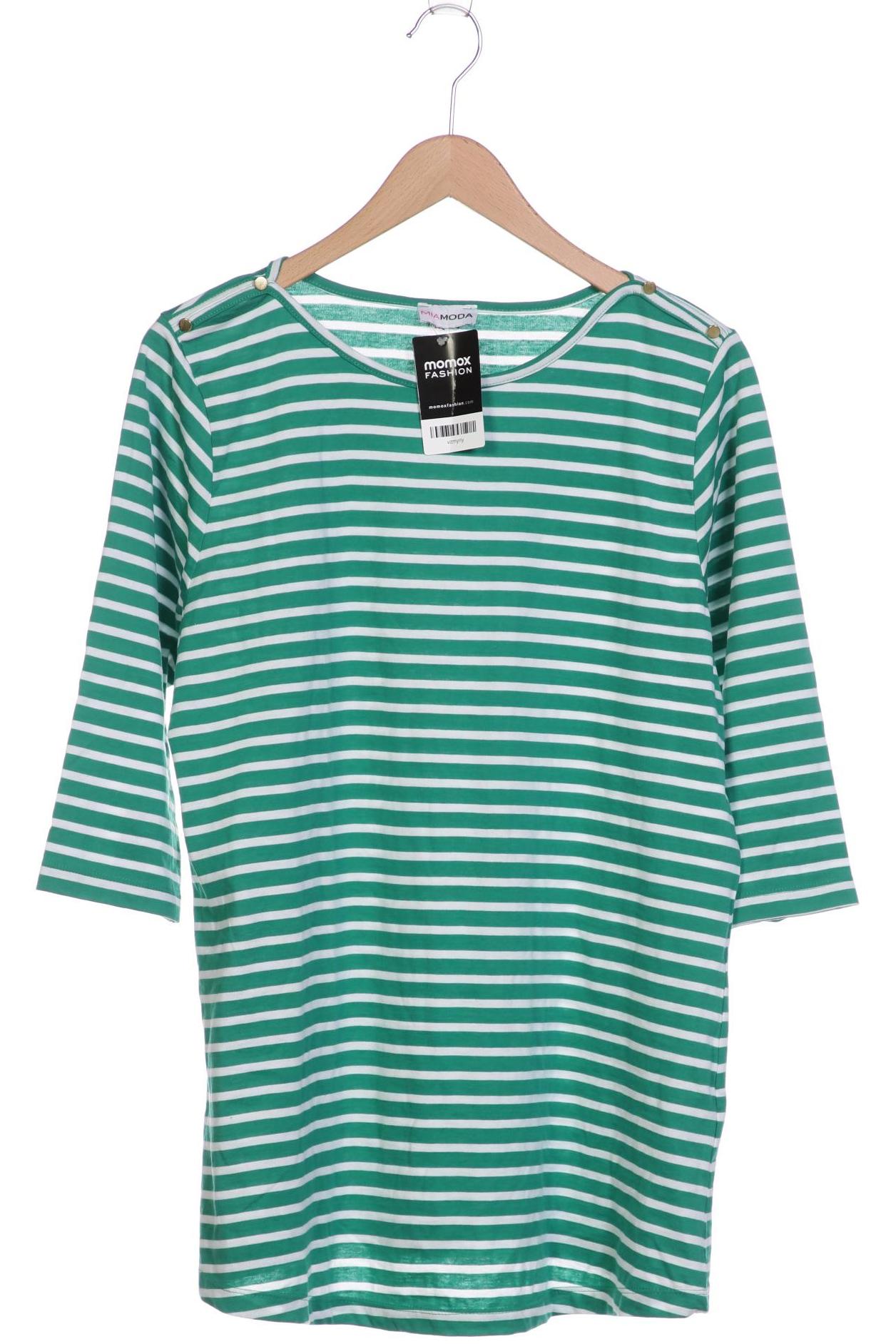 

Miamoda Damen Langarmshirt, grün, Gr. 46