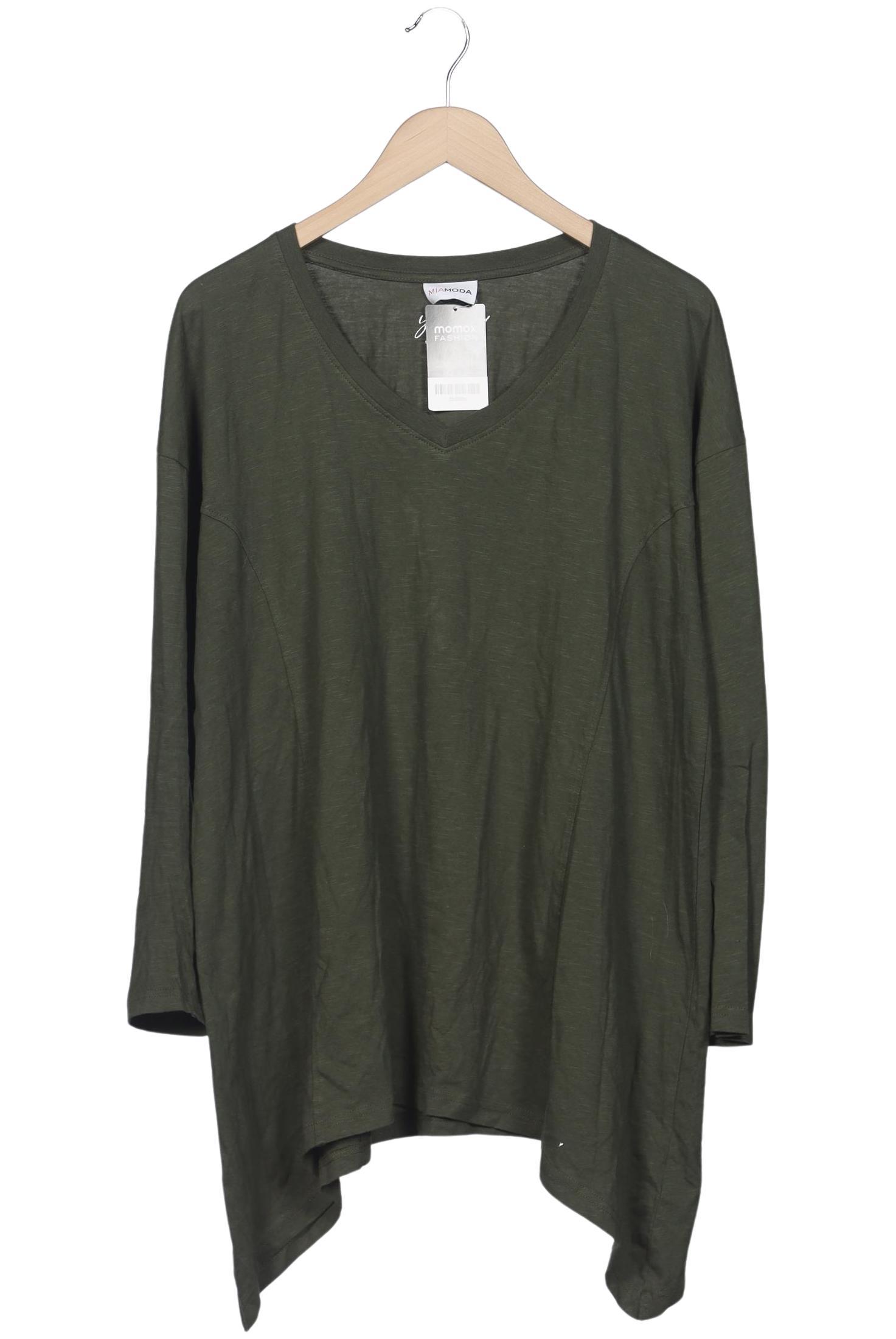 

Miamoda Damen Langarmshirt, grün, Gr. 42