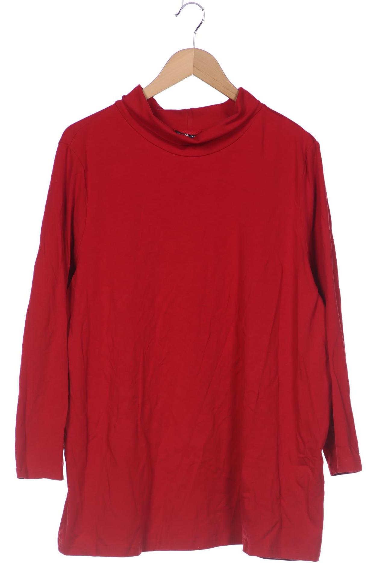 

Miamoda Damen Langarmshirt, bordeaux, Gr. 52