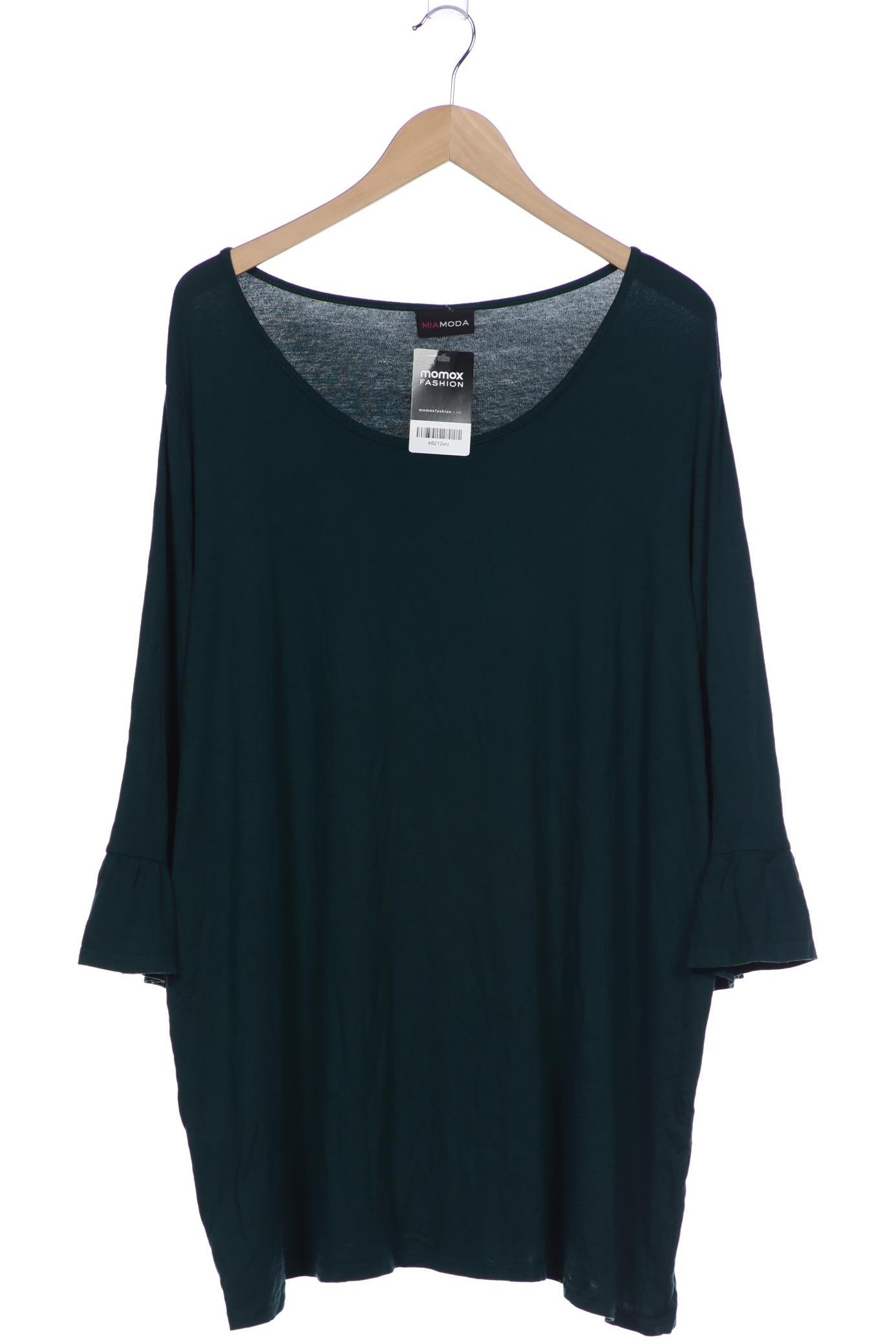 

Miamoda Damen Langarmshirt, grün, Gr. 48