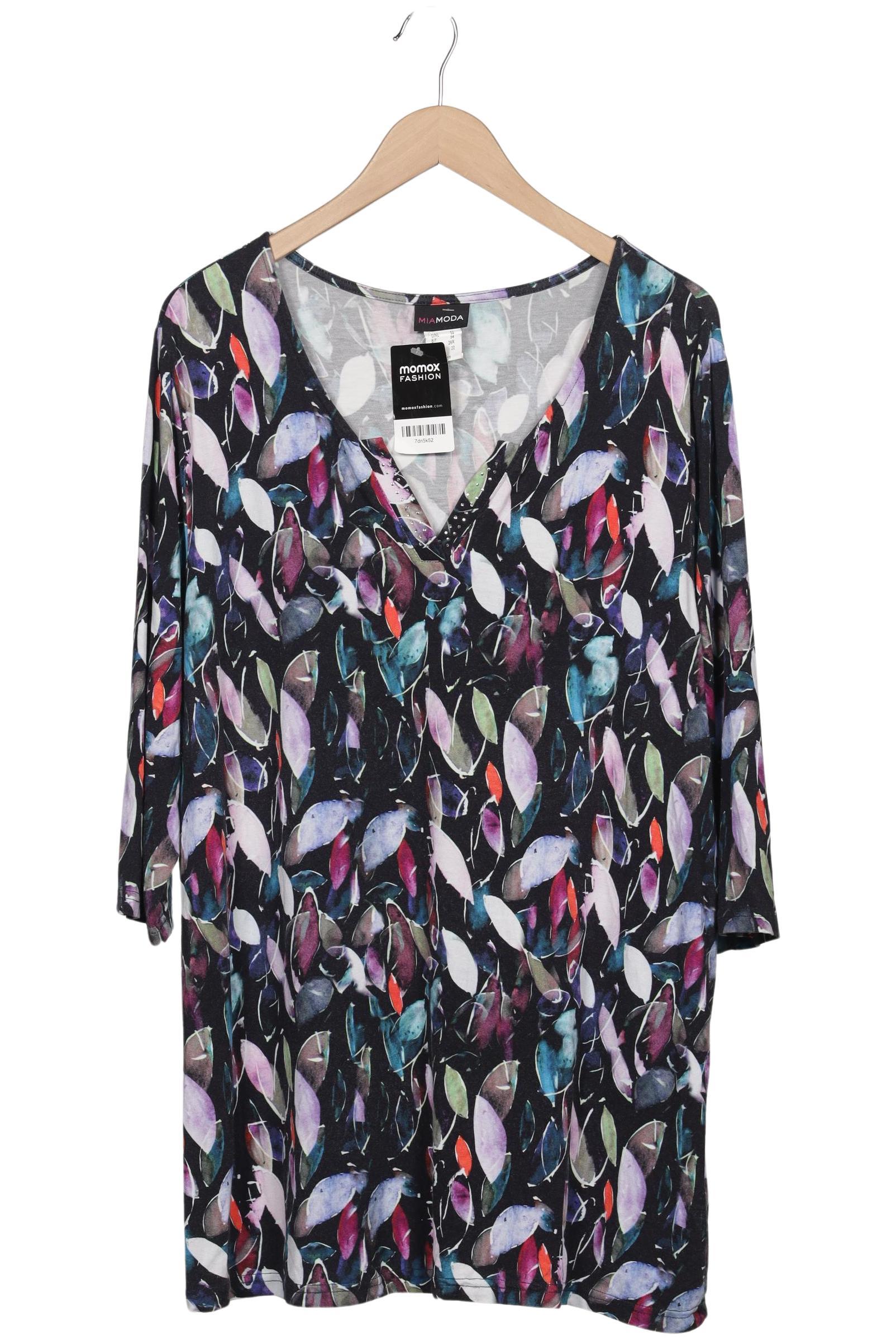 

Miamoda Damen Langarmshirt, mehrfarbig, Gr. 52