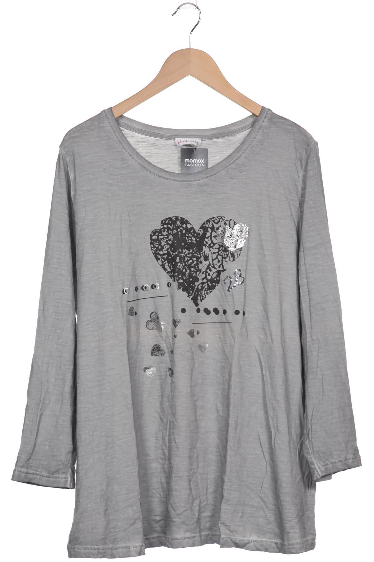 

MIAMODA Damen Langarmshirt, grau