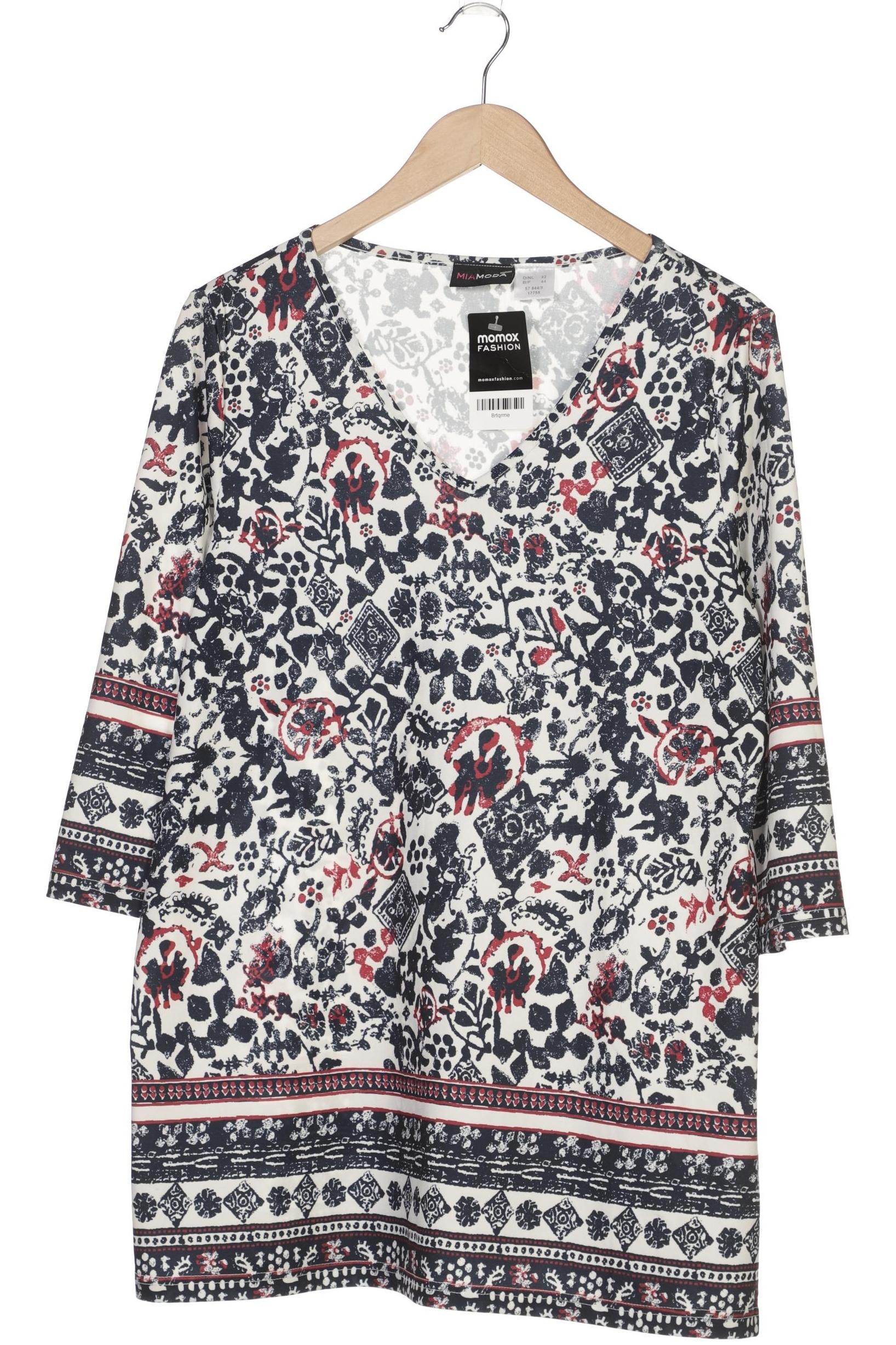 

Miamoda Damen Langarmshirt, marineblau, Gr. 42