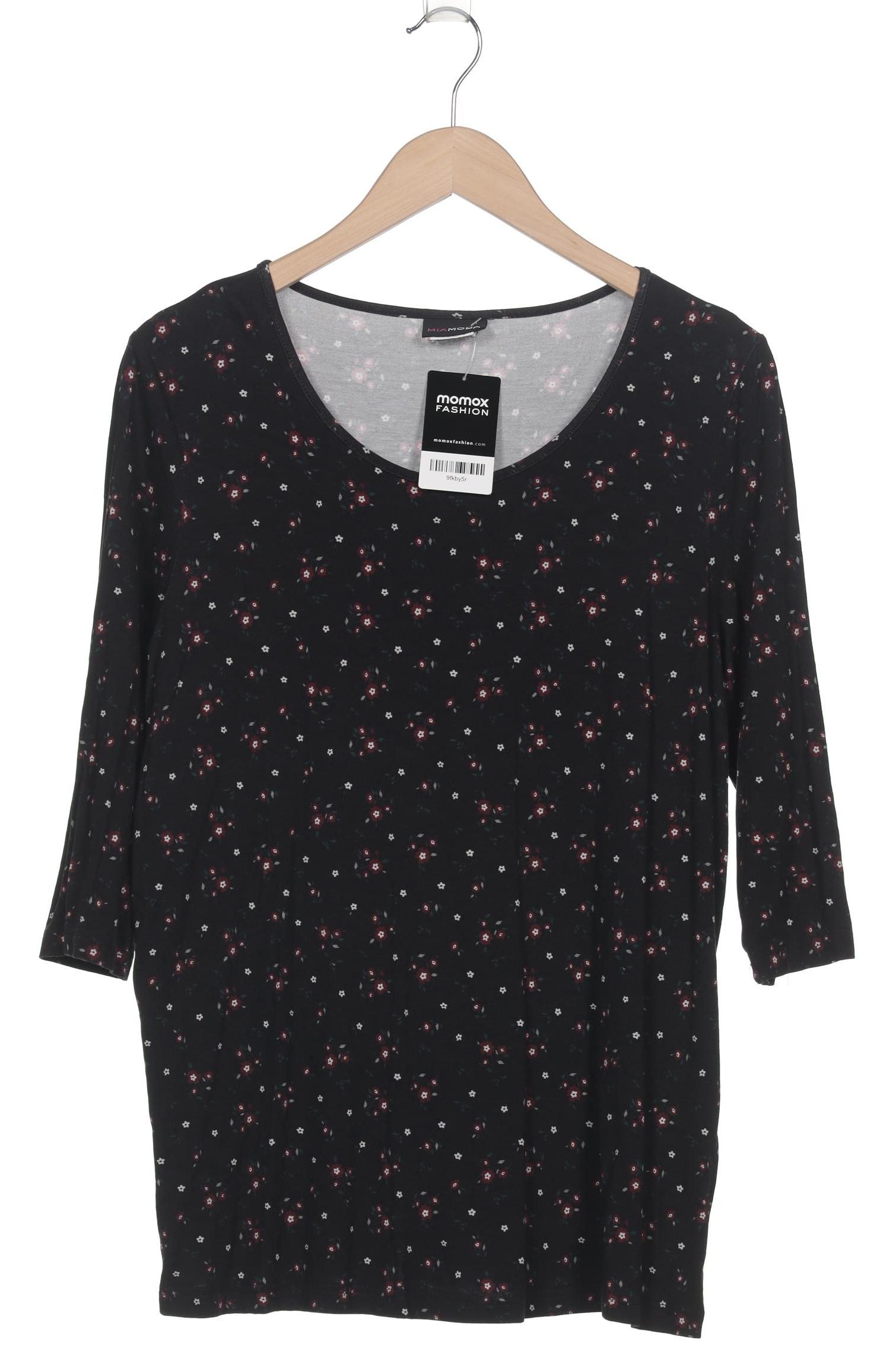 

Miamoda Damen Langarmshirt, schwarz, Gr. 44