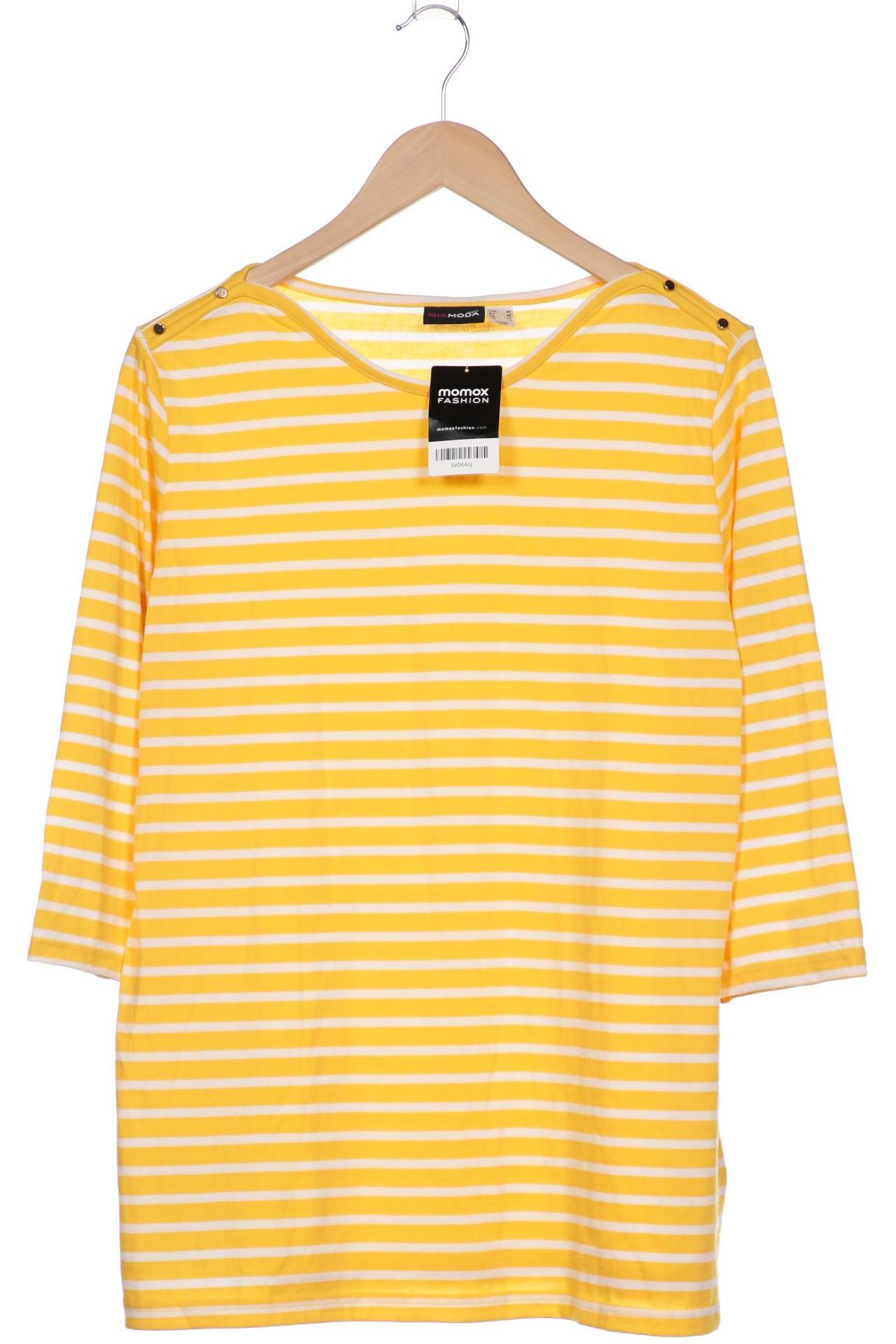 

MIAMODA Damen Langarmshirt, gelb