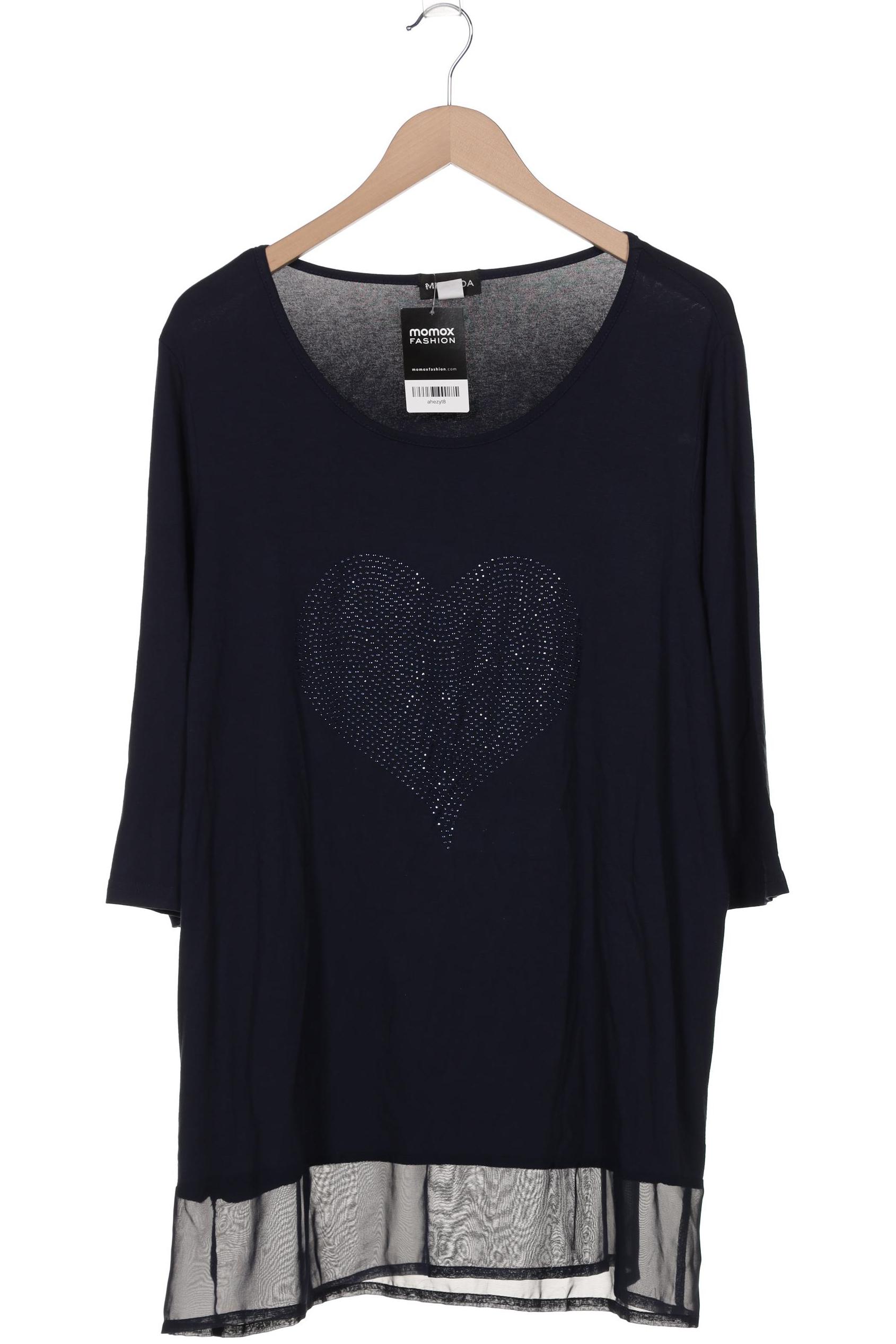 

Miamoda Damen Langarmshirt, marineblau, Gr. 48
