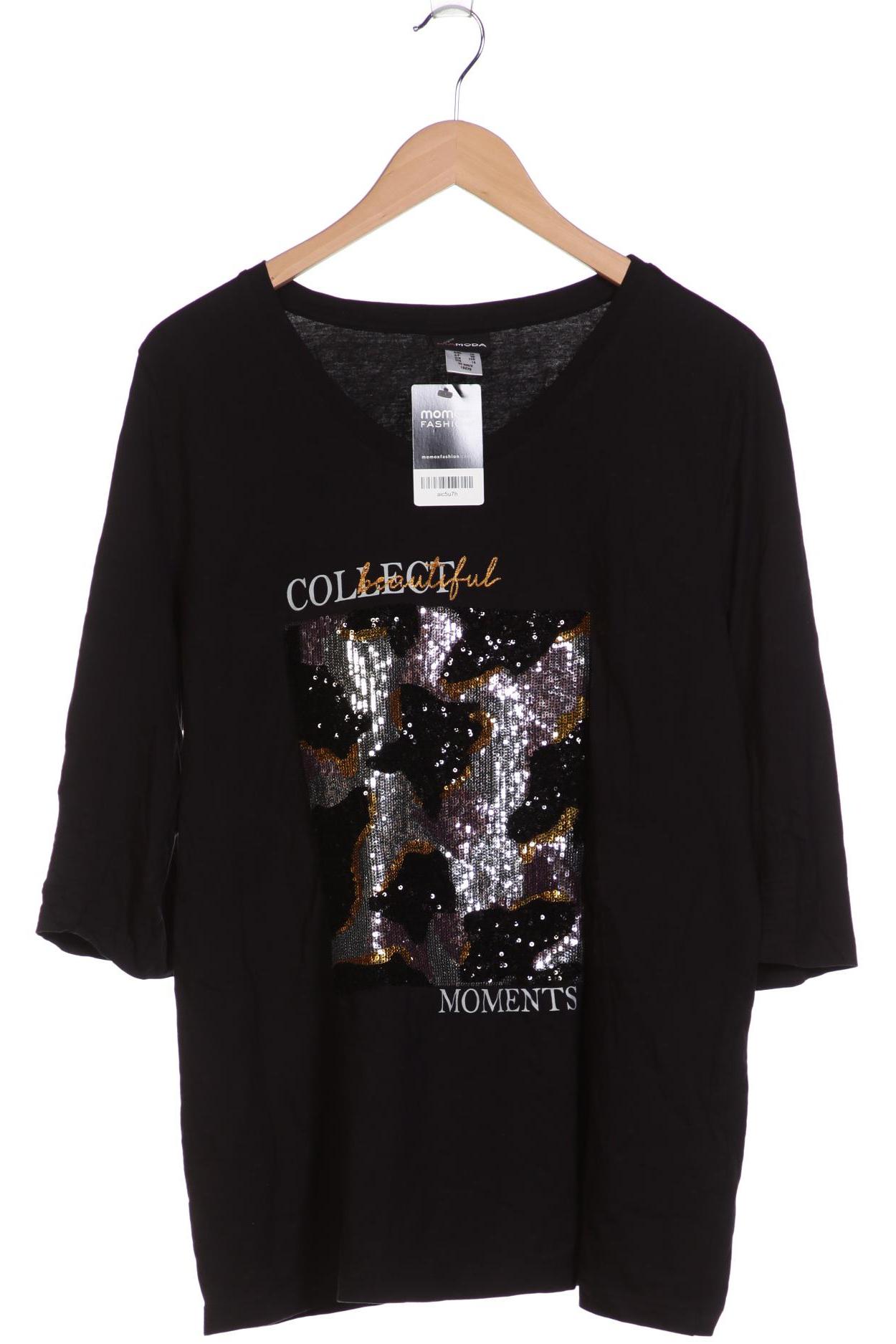

Miamoda Damen Langarmshirt, schwarz, Gr. 48