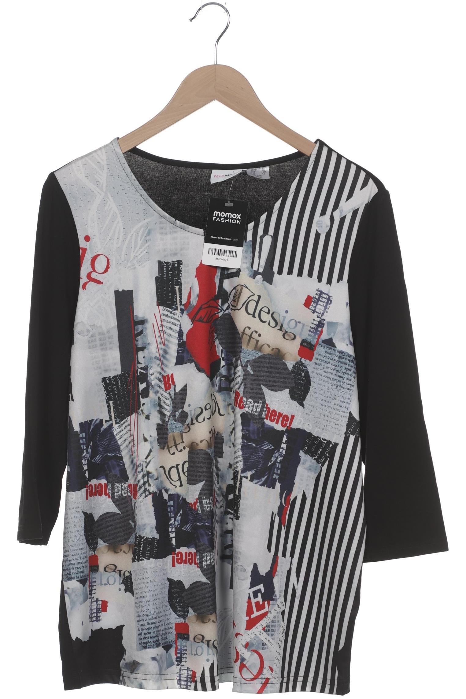 

Miamoda Damen Langarmshirt, schwarz, Gr. 44