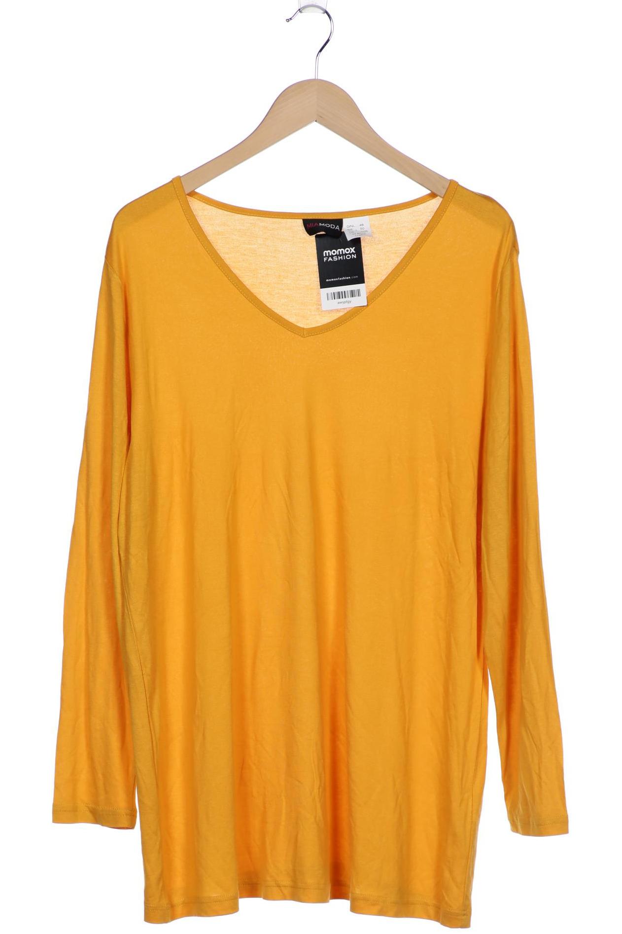 

MIAMODA Damen Langarmshirt, gelb