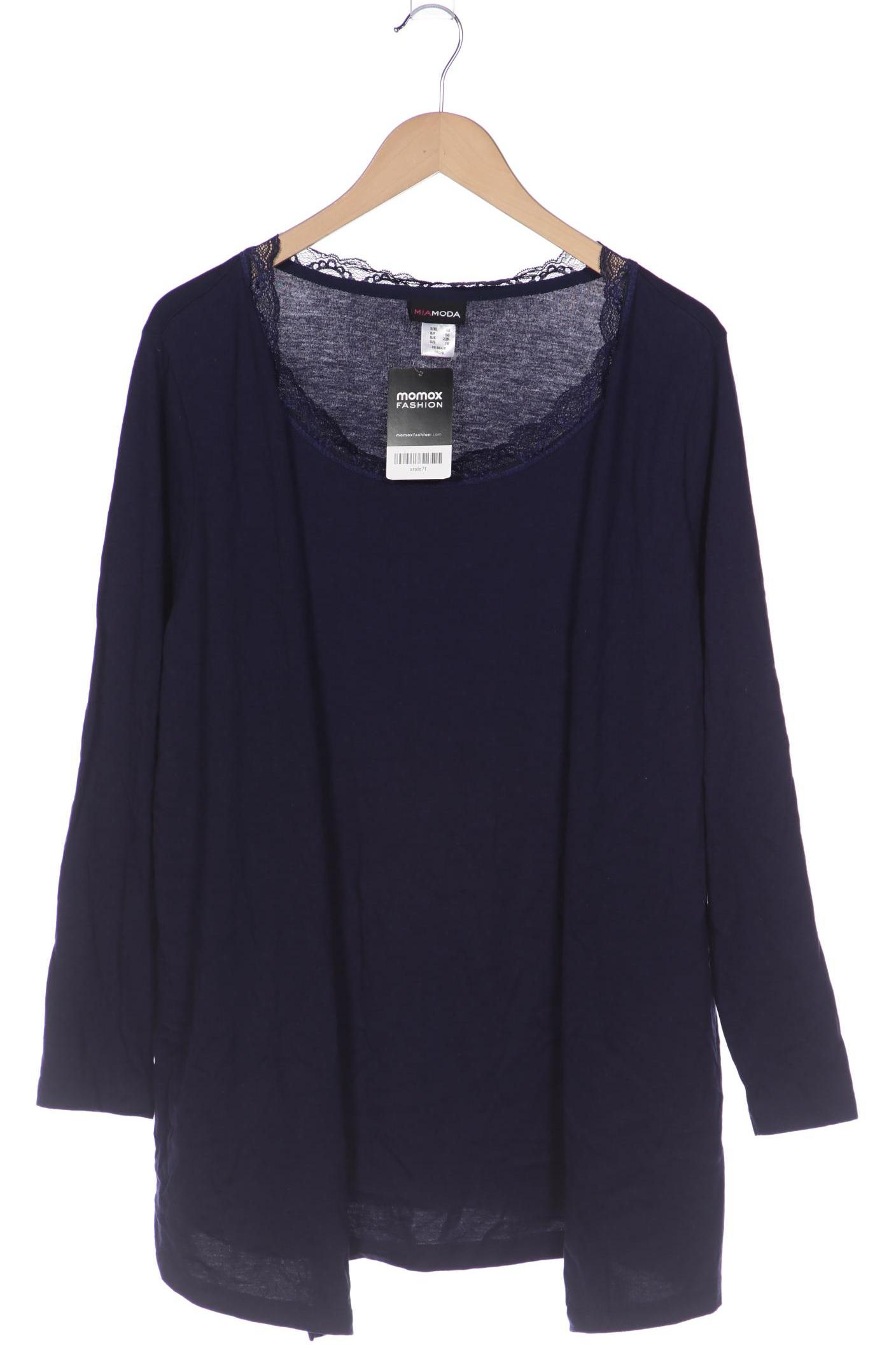 

Miamoda Damen Langarmshirt, marineblau, Gr. 48