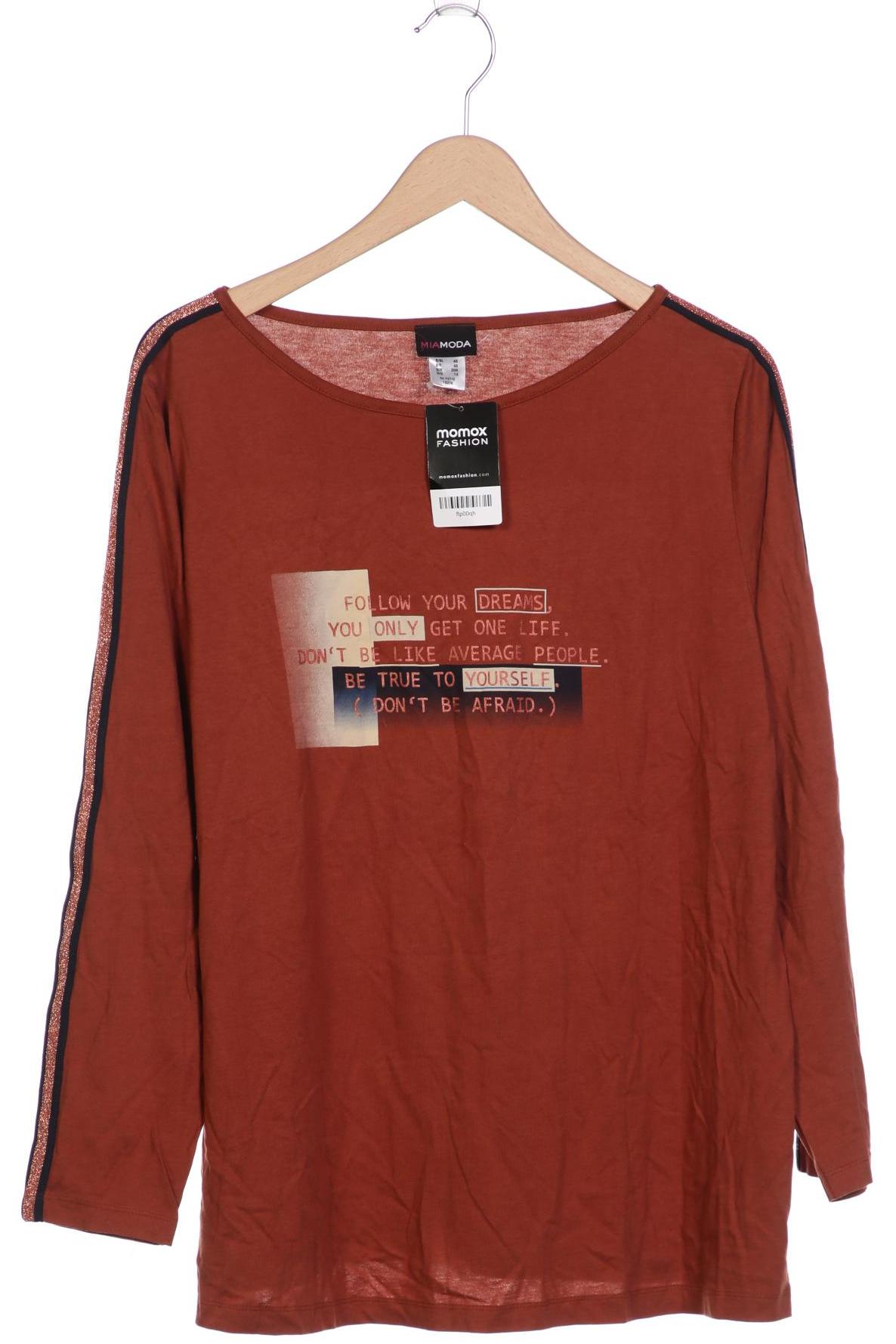 

MIAMODA Damen Langarmshirt, braun