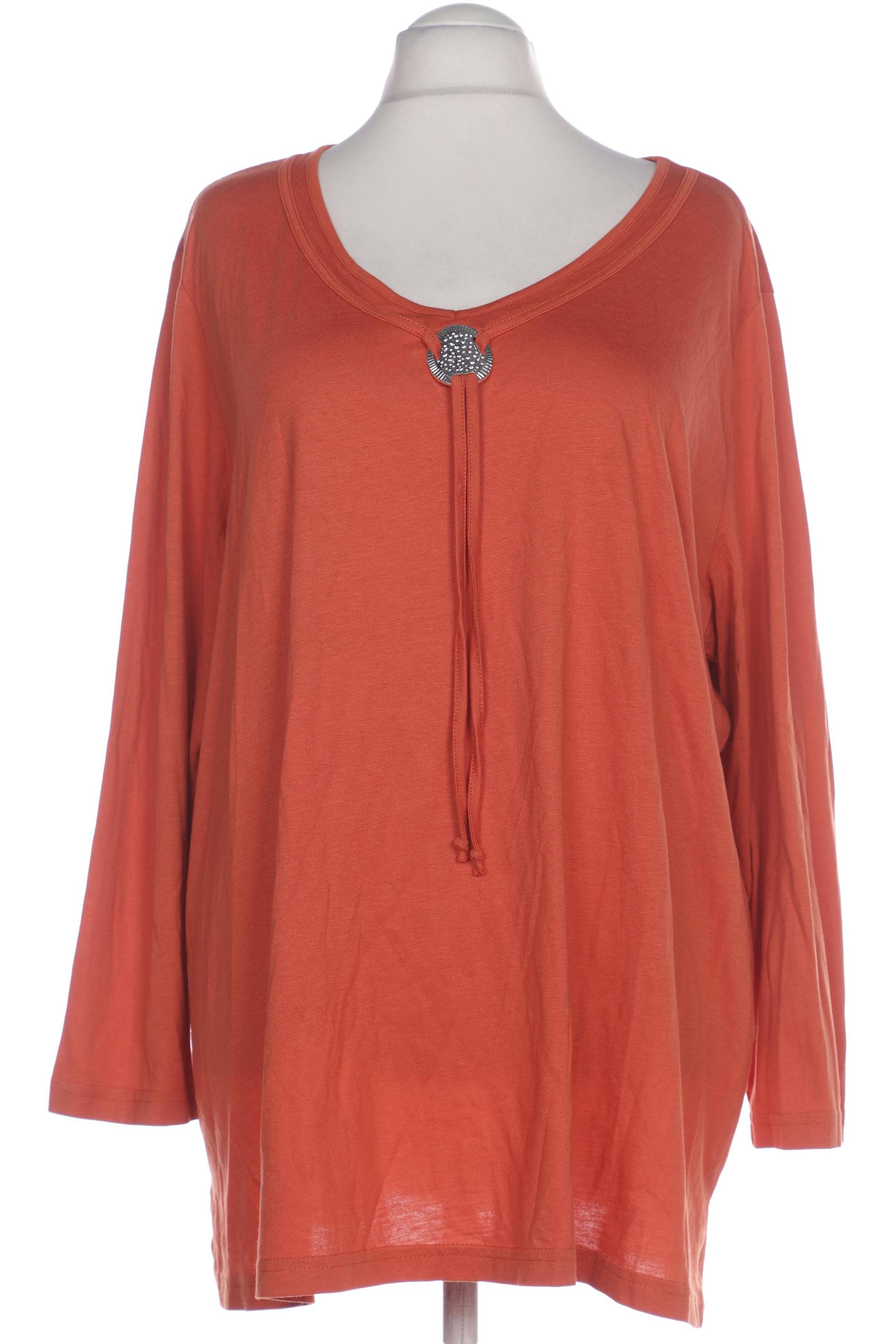 

Miamoda Damen Langarmshirt, orange, Gr. 54