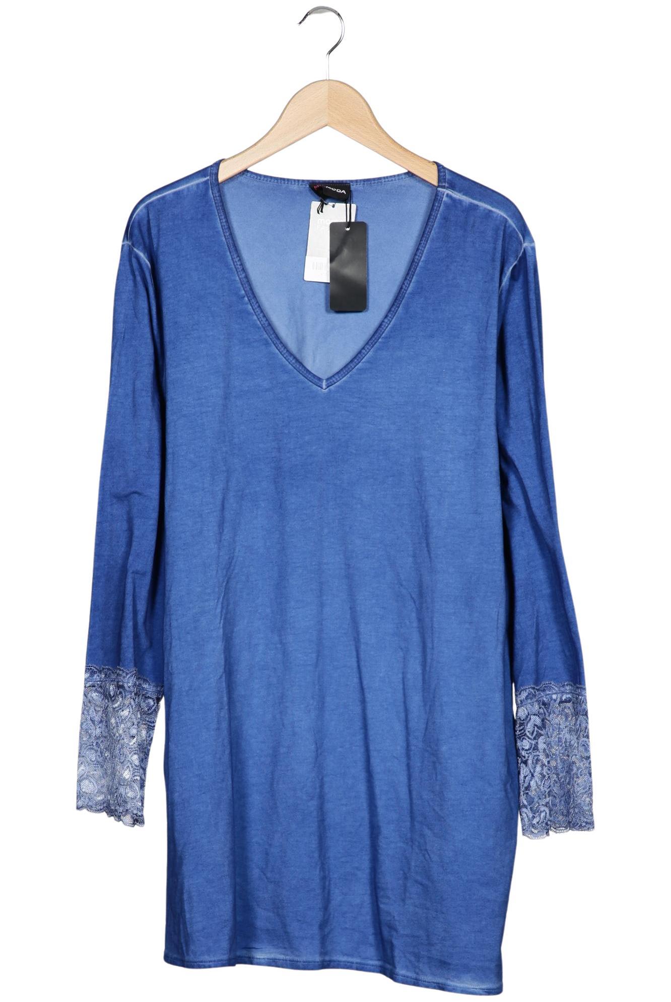 

Miamoda Damen Langarmshirt, blau, Gr. 52