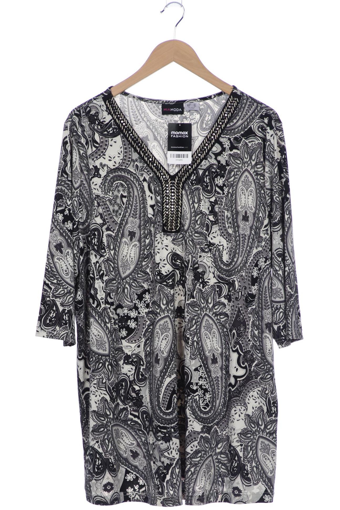 

Miamoda Damen Langarmshirt, grau, Gr. 52