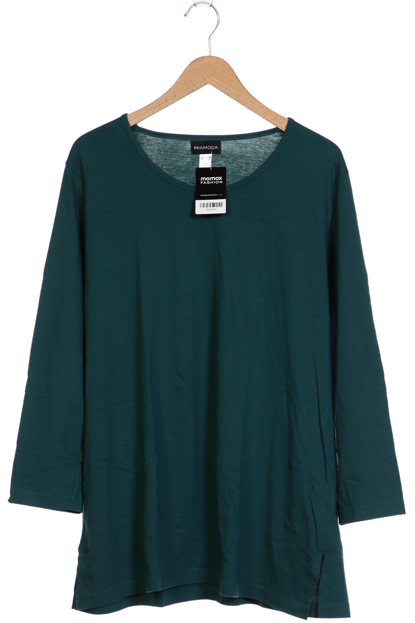 

MIAMODA Damen Langarmshirt, grün