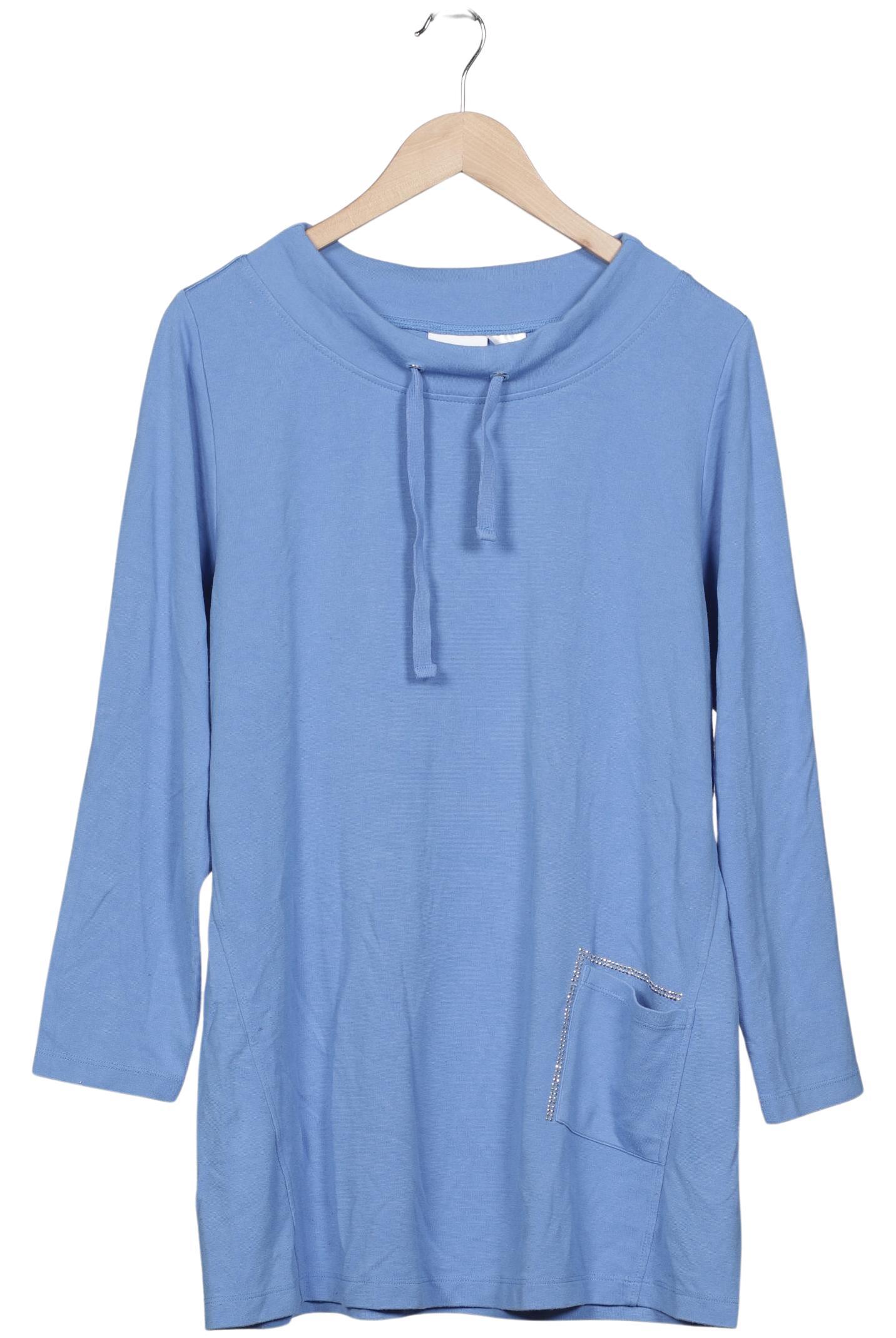 

Miamoda Damen Langarmshirt, hellblau, Gr. 48