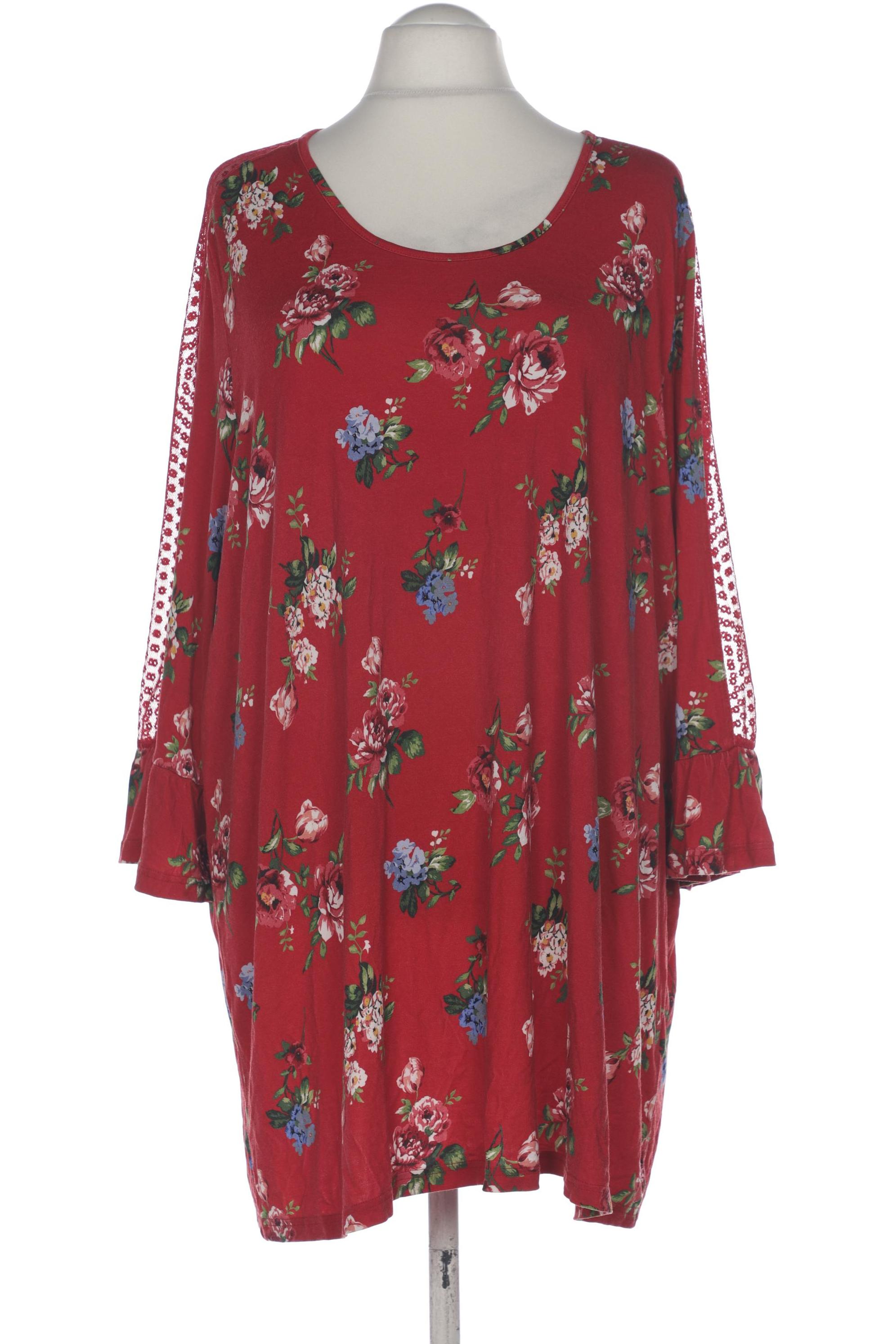 

Miamoda Damen Langarmshirt, rot, Gr. 56