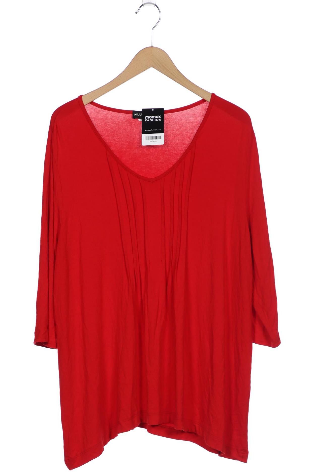 

Miamoda Damen Langarmshirt, rot, Gr. 52