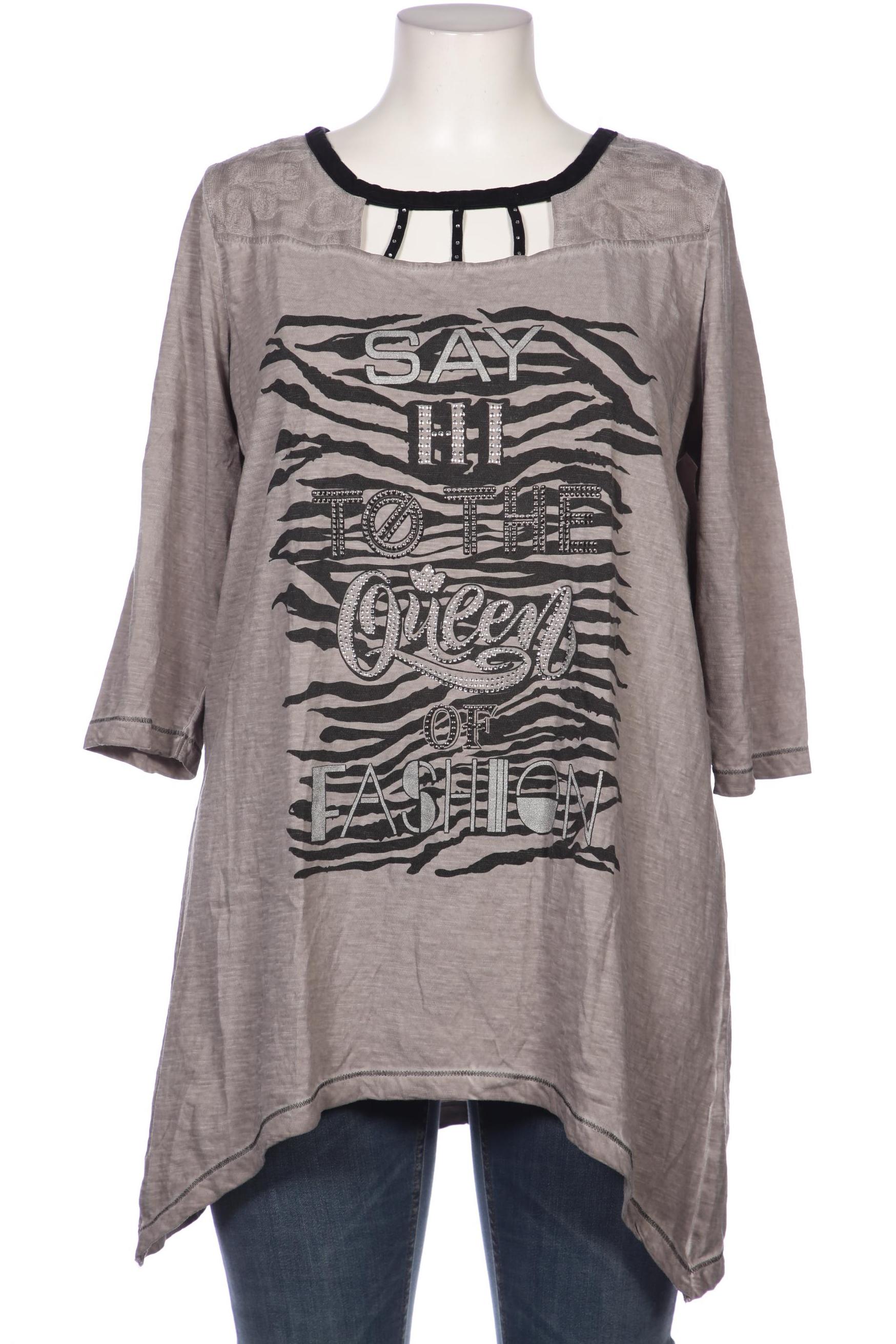 

Miamoda Damen Langarmshirt, braun, Gr. 44