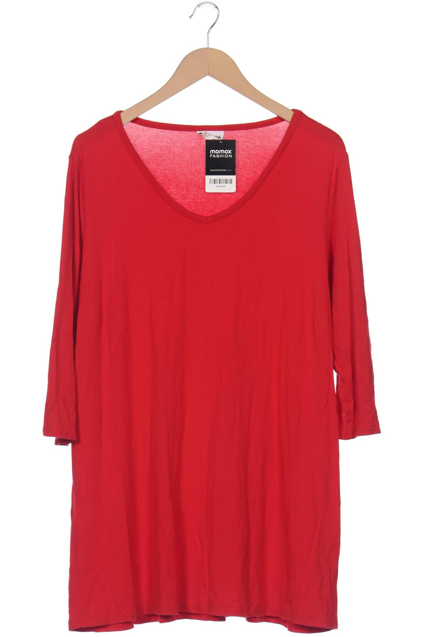 

Miamoda Damen Langarmshirt, rot, Gr. 48