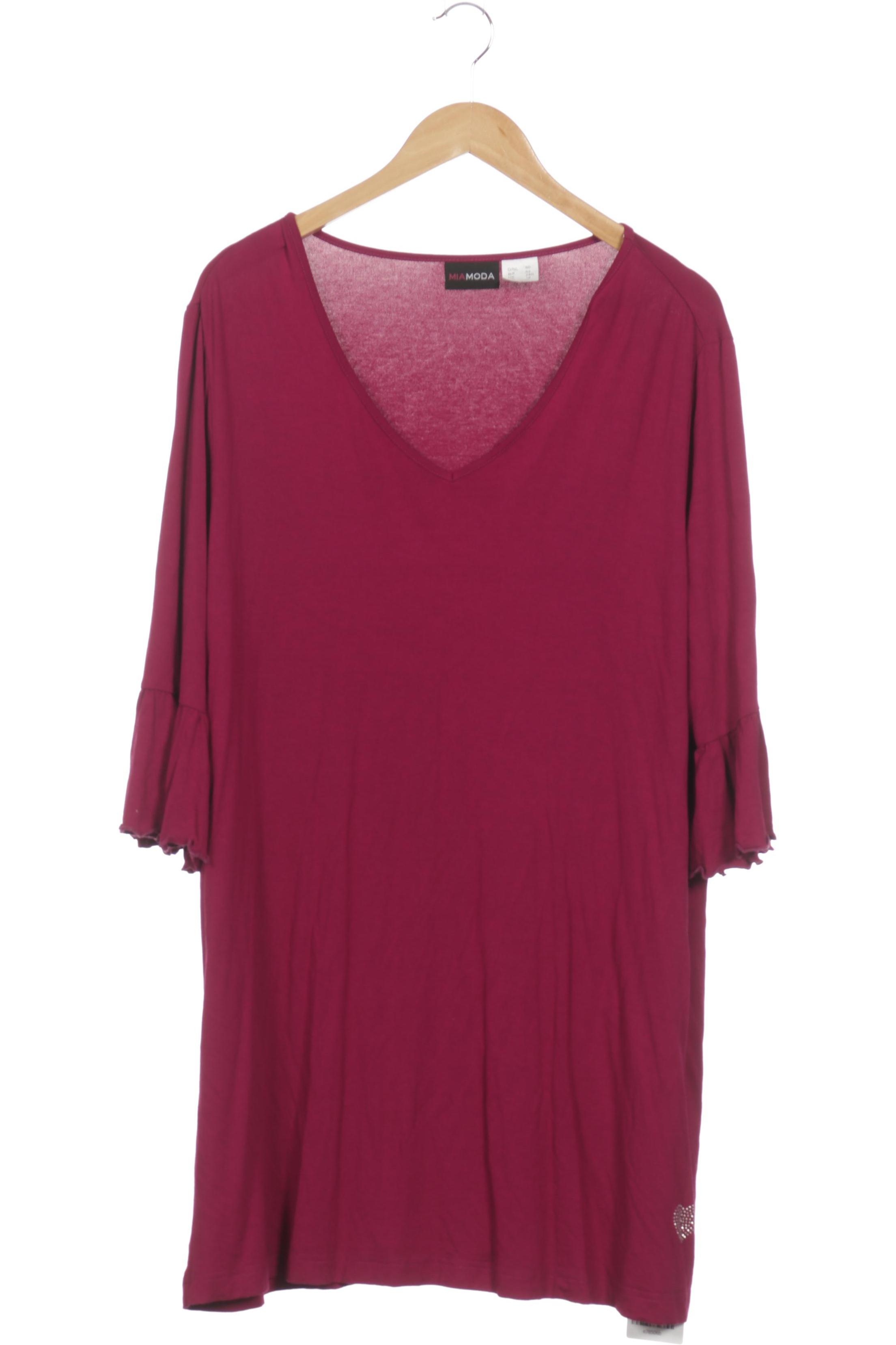 

Miamoda Damen Langarmshirt, pink, Gr. 50