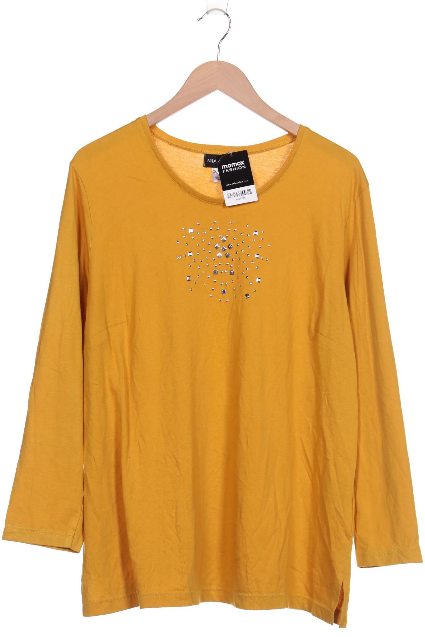 

MIAMODA Damen Langarmshirt, gelb