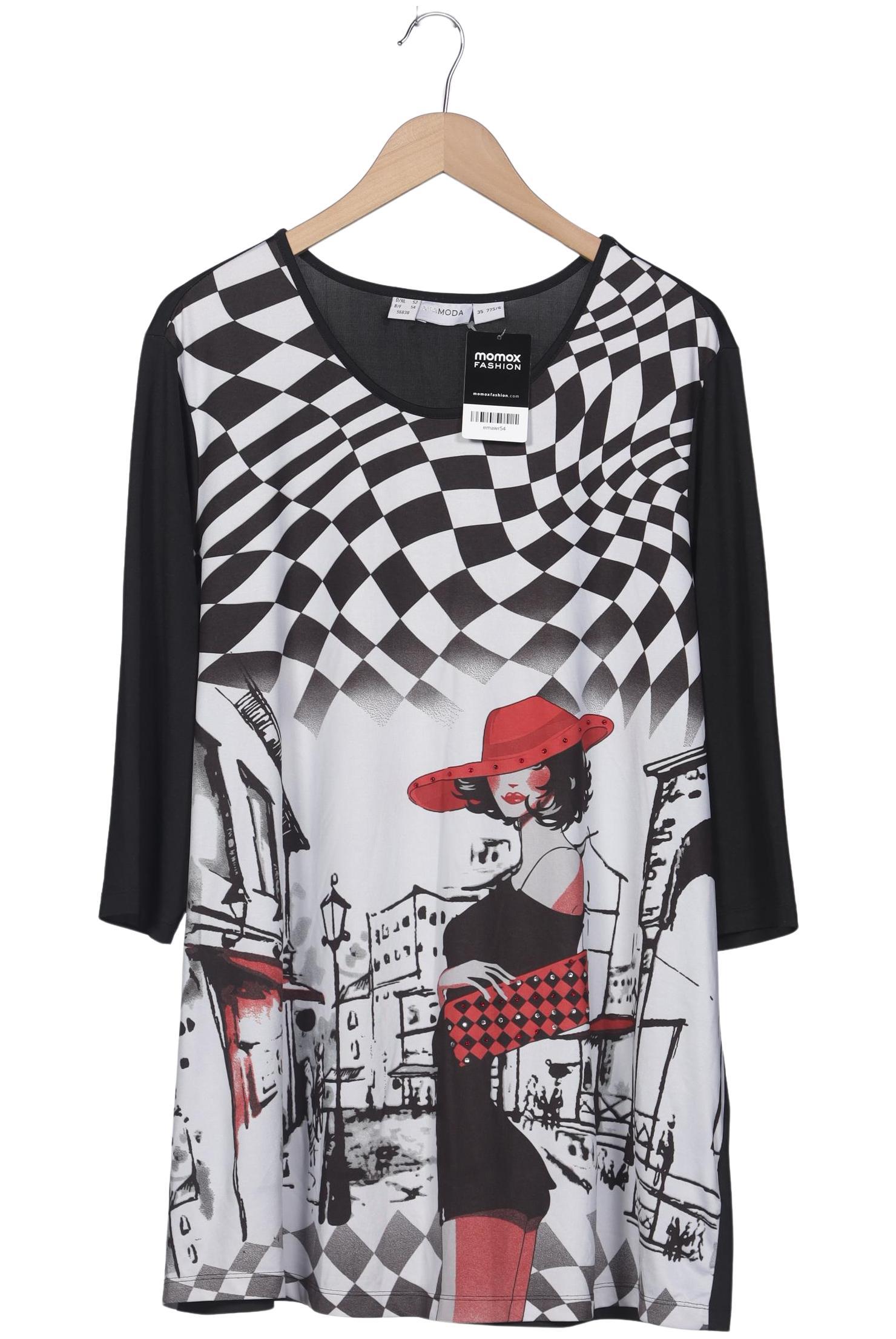 

Miamoda Damen Langarmshirt, mehrfarbig, Gr. 52