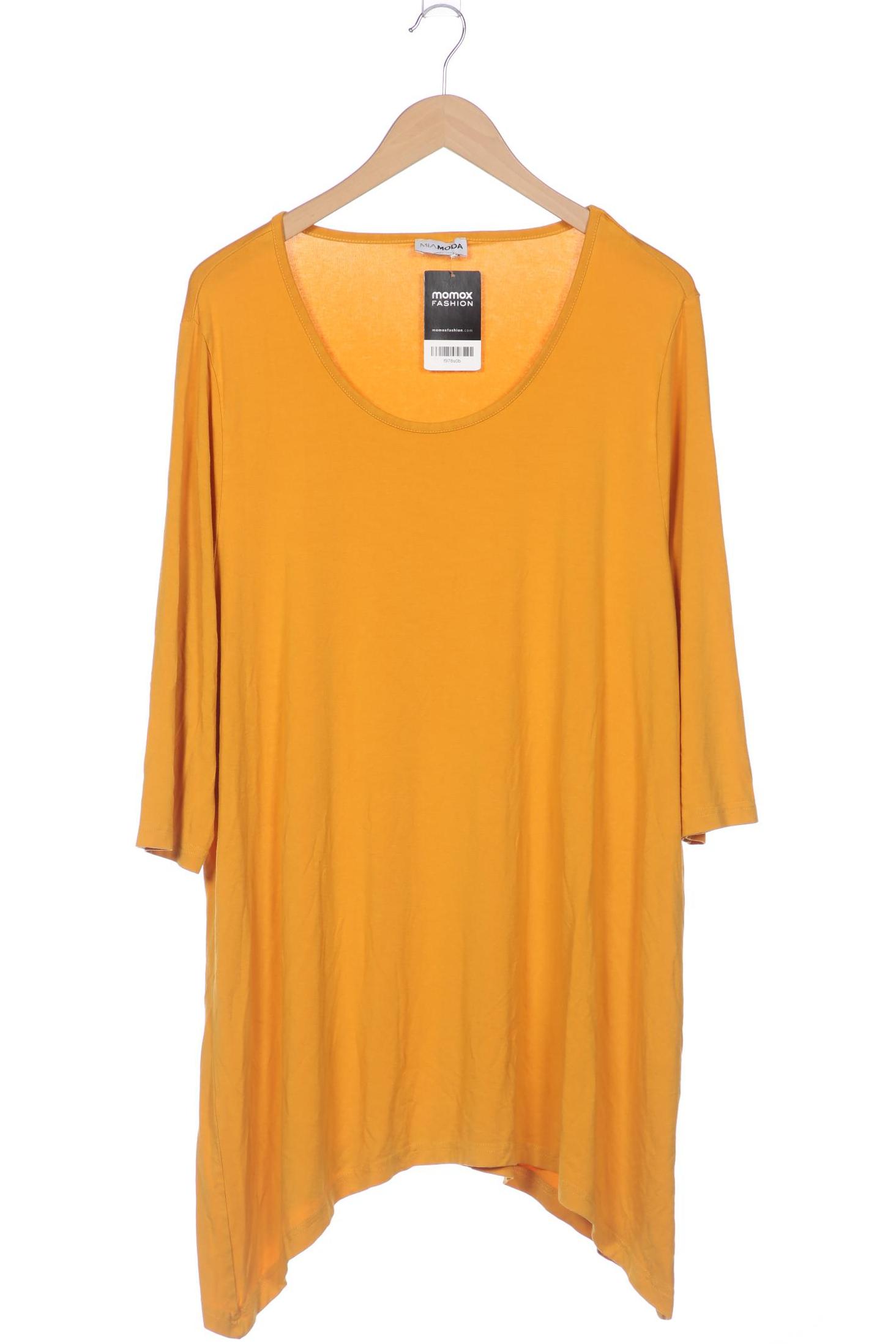 

Miamoda Damen Langarmshirt, orange, Gr. 52