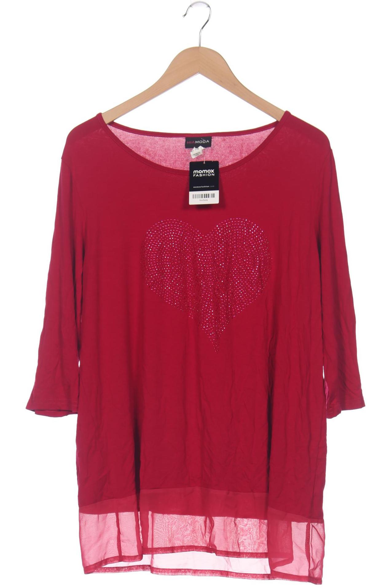 

Miamoda Damen Langarmshirt, pink, Gr. 46