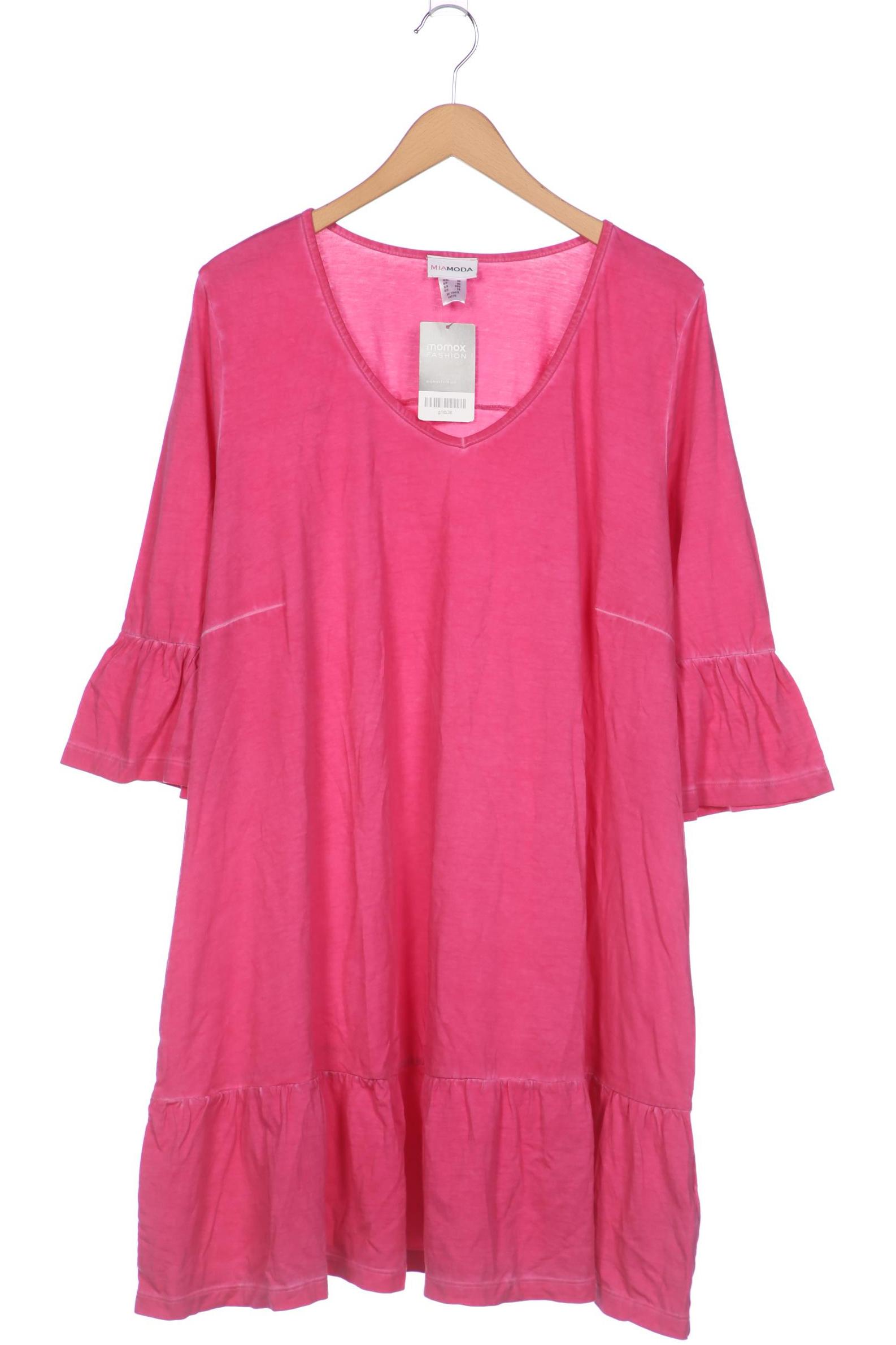 

Miamoda Damen Langarmshirt, pink, Gr. 48