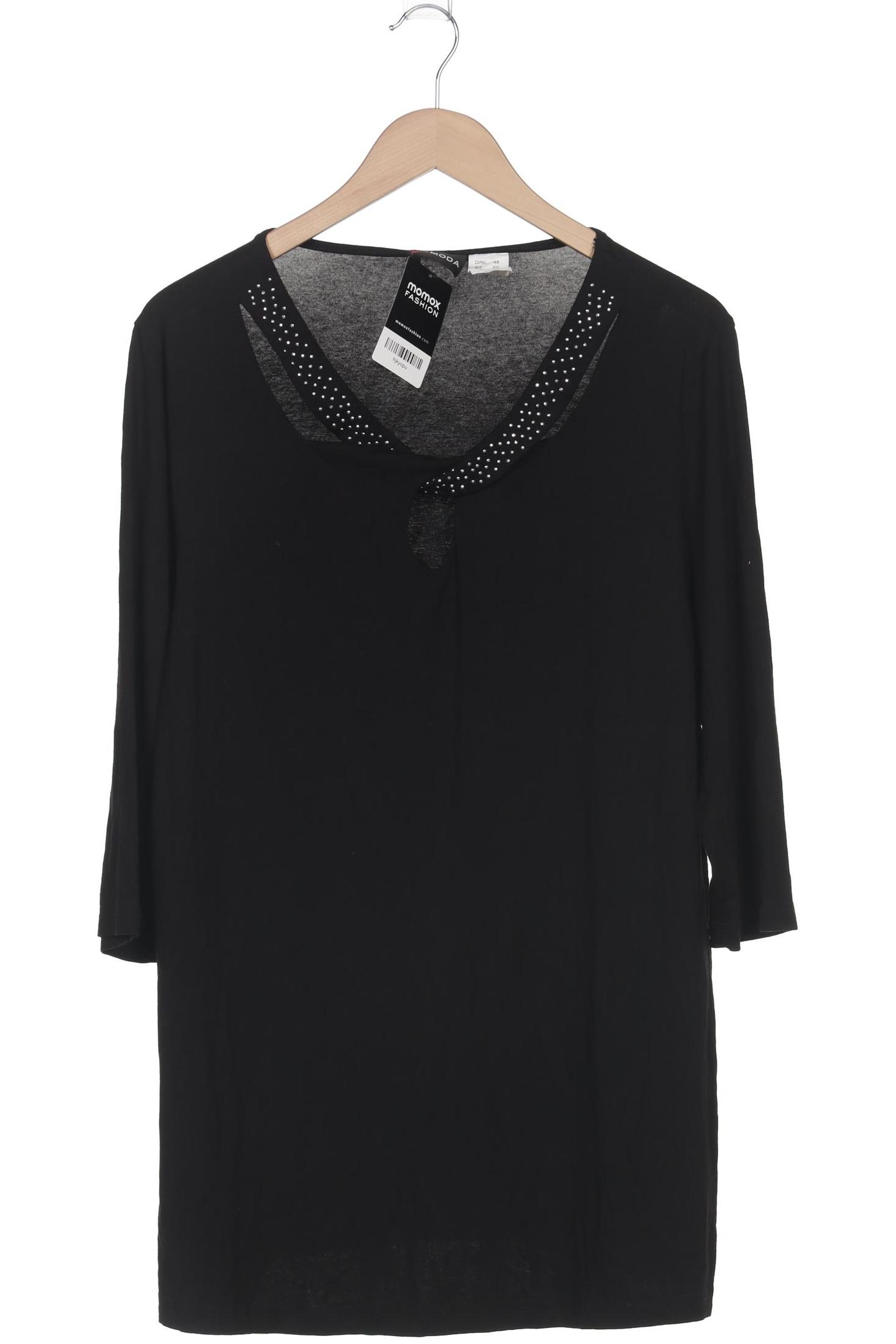 

Miamoda Damen Langarmshirt, schwarz, Gr. 48