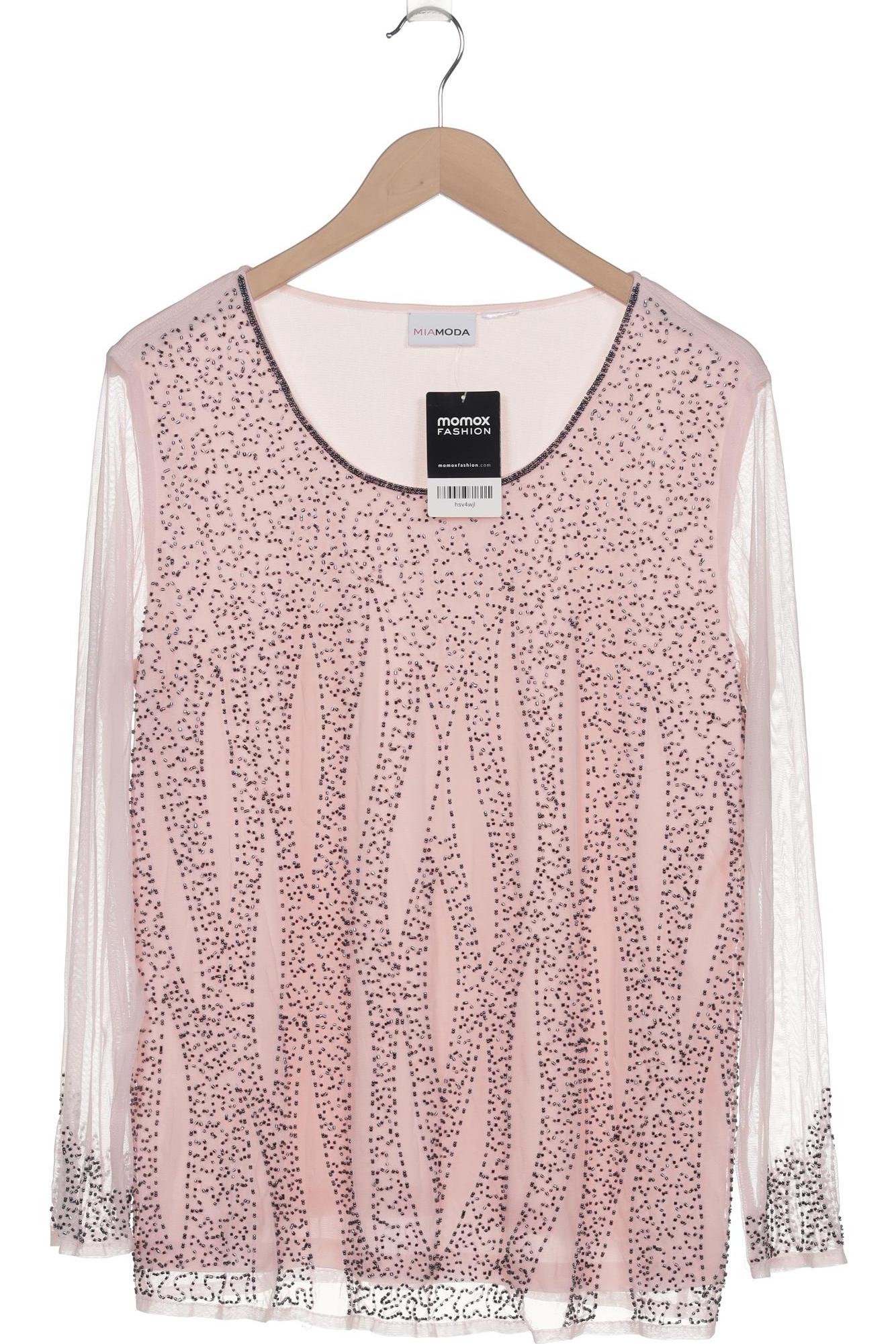 

Miamoda Damen Langarmshirt, pink, Gr. 42