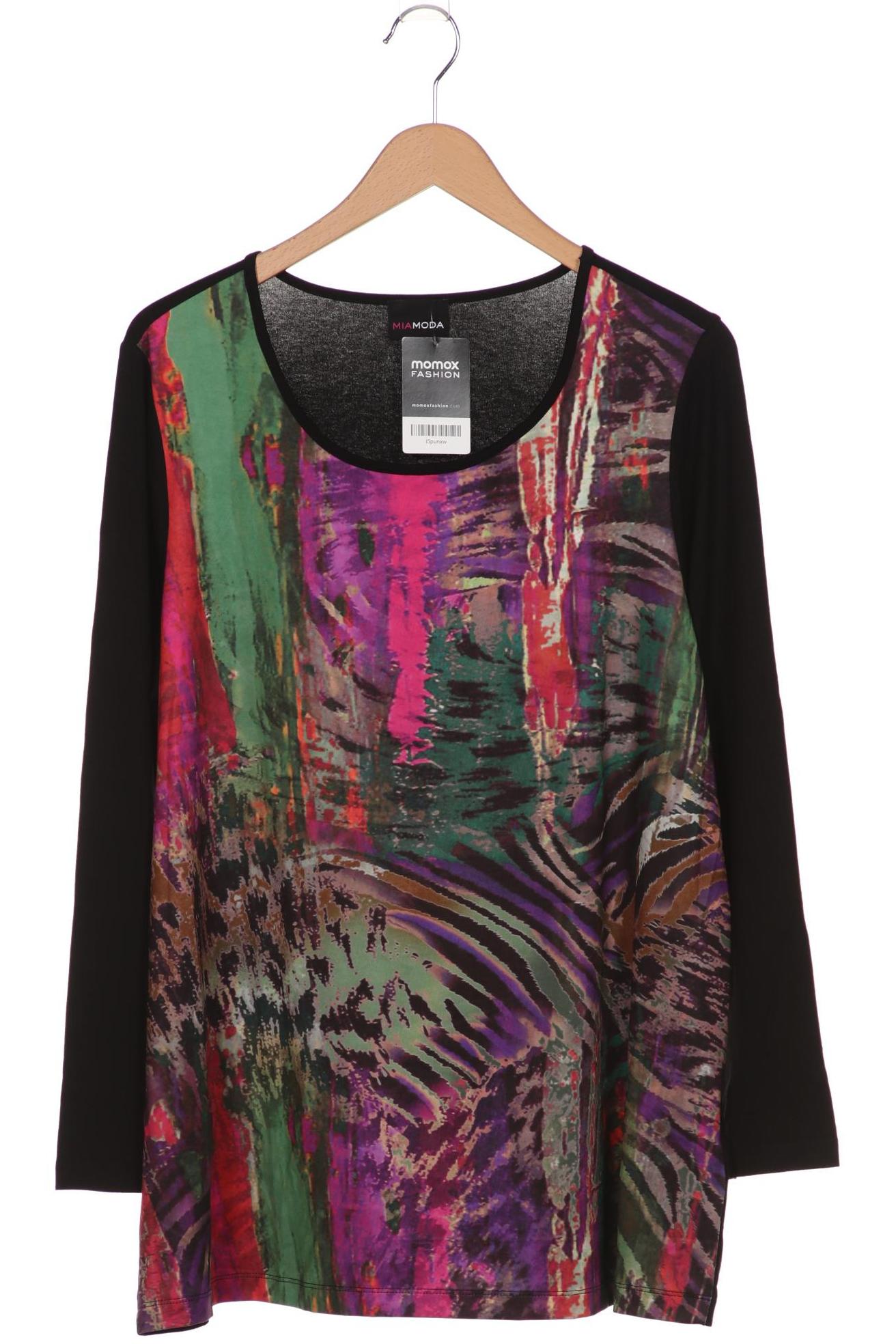 

Miamoda Damen Langarmshirt, schwarz, Gr. 46