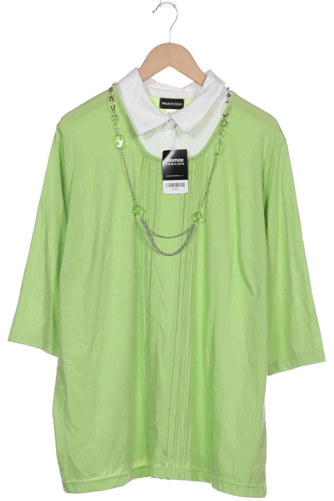 

MIAMODA Damen Langarmshirt, hellgrün