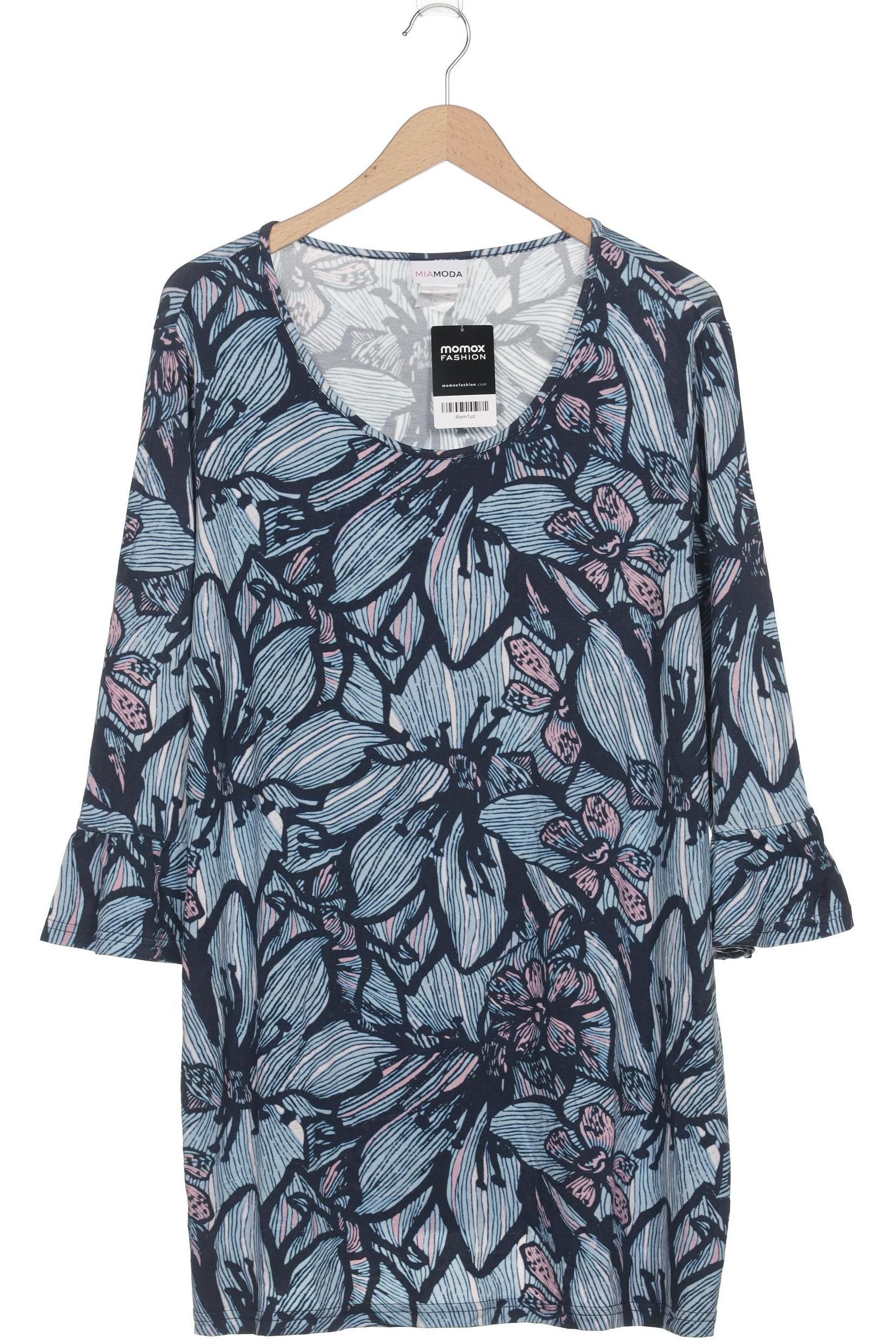 

Miamoda Damen Langarmshirt, marineblau, Gr. 52