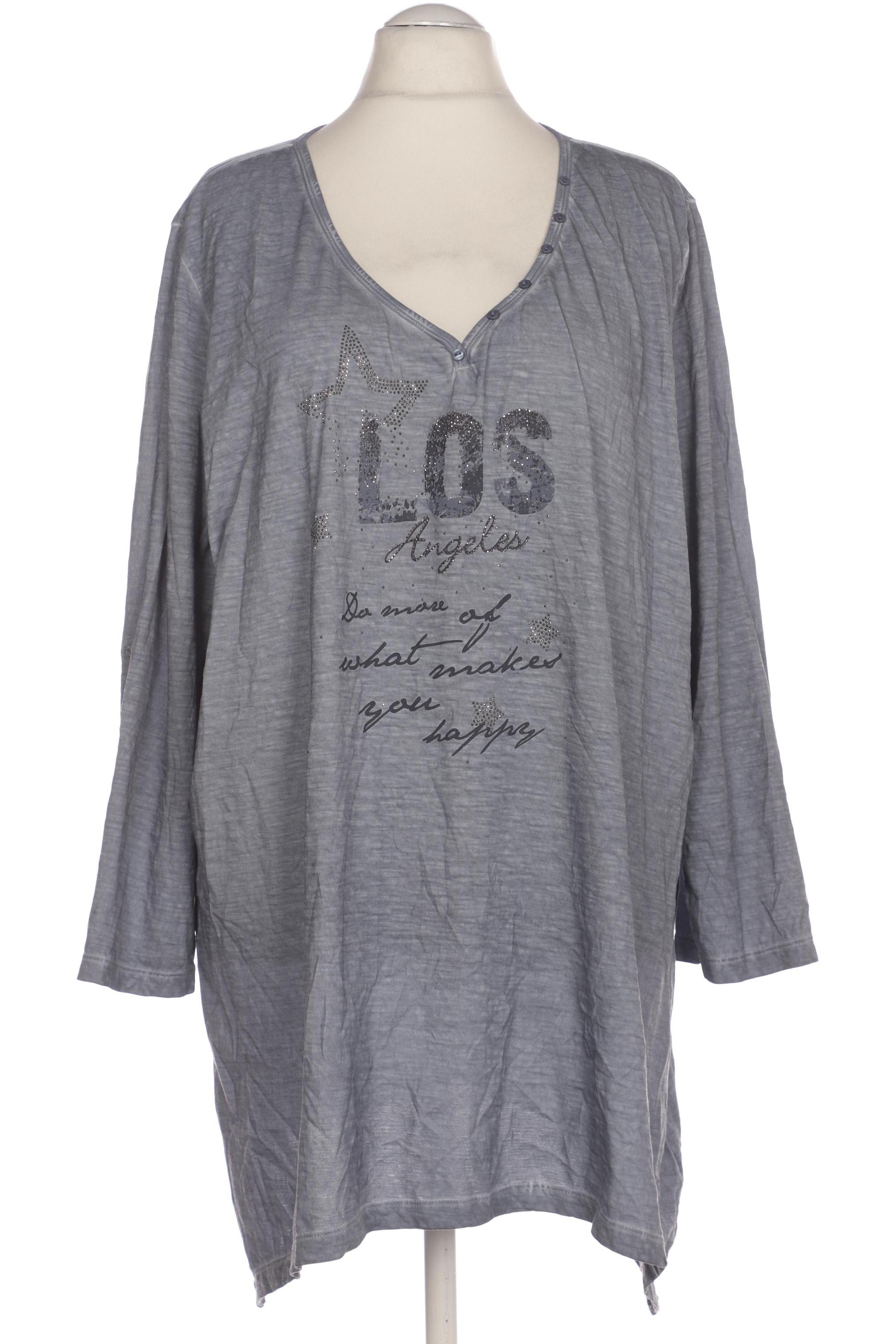 

Miamoda Damen Langarmshirt, blau, Gr. 56