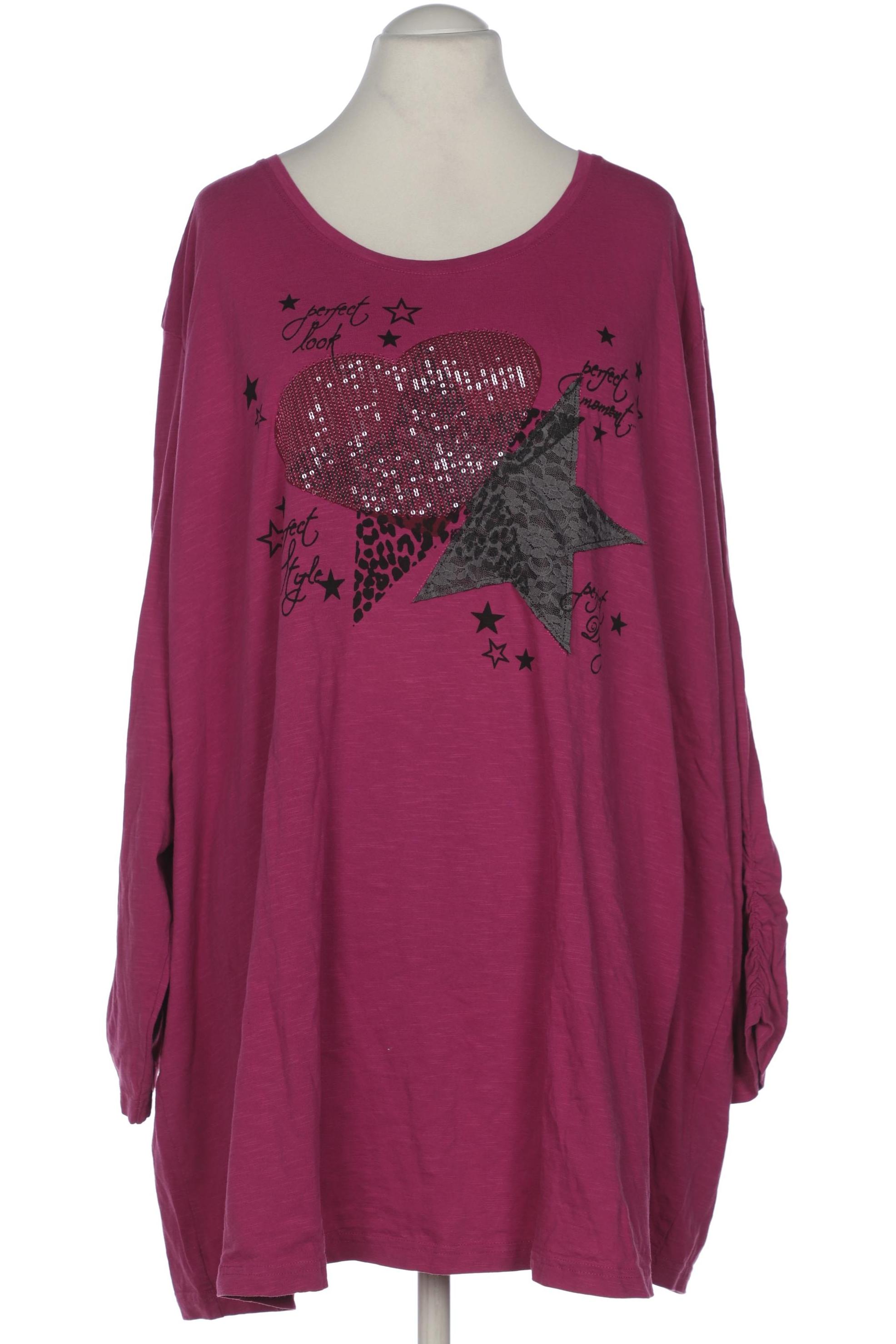 

Miamoda Damen Langarmshirt, pink, Gr. 62