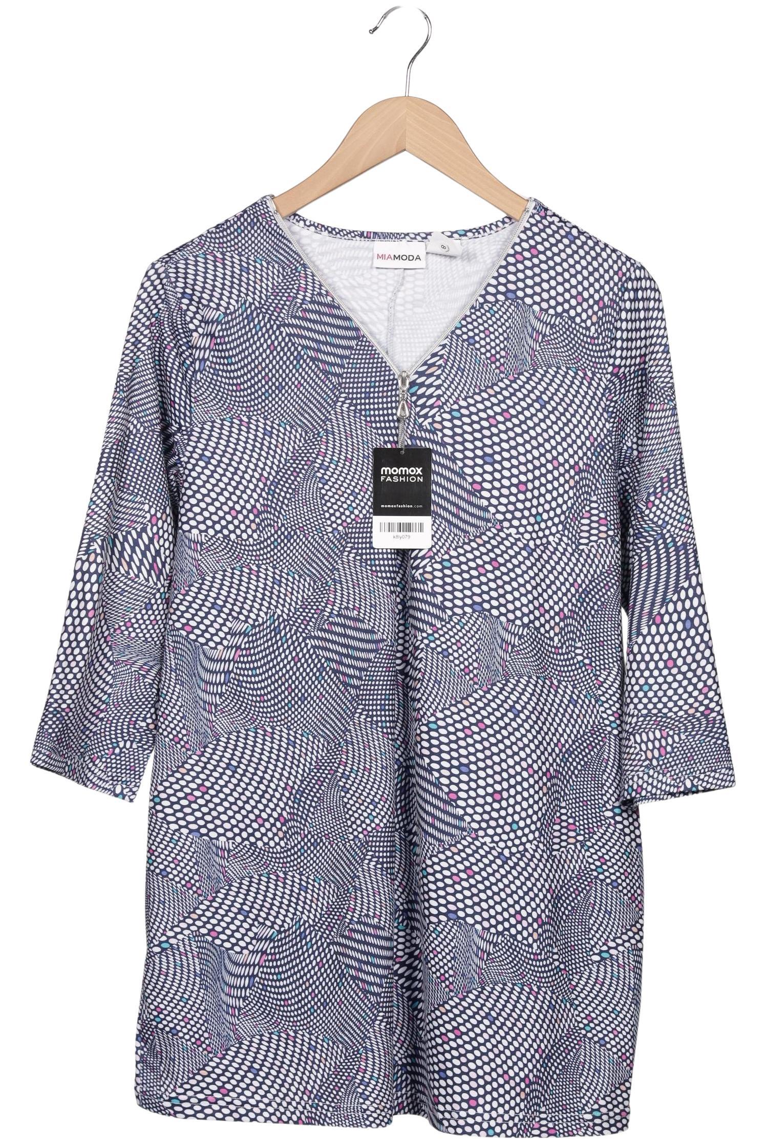 

Miamoda Damen Langarmshirt, blau, Gr. 46