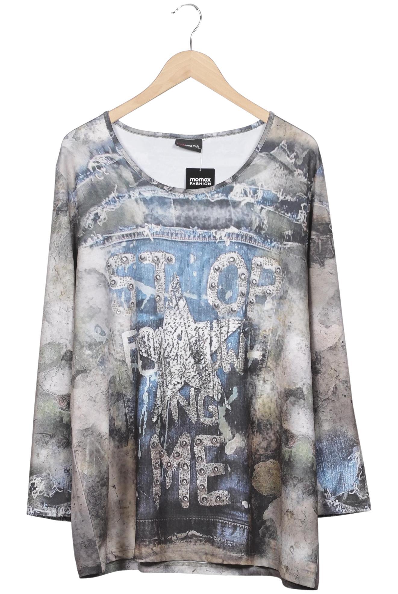 

Miamoda Damen Langarmshirt, mehrfarbig, Gr. 48