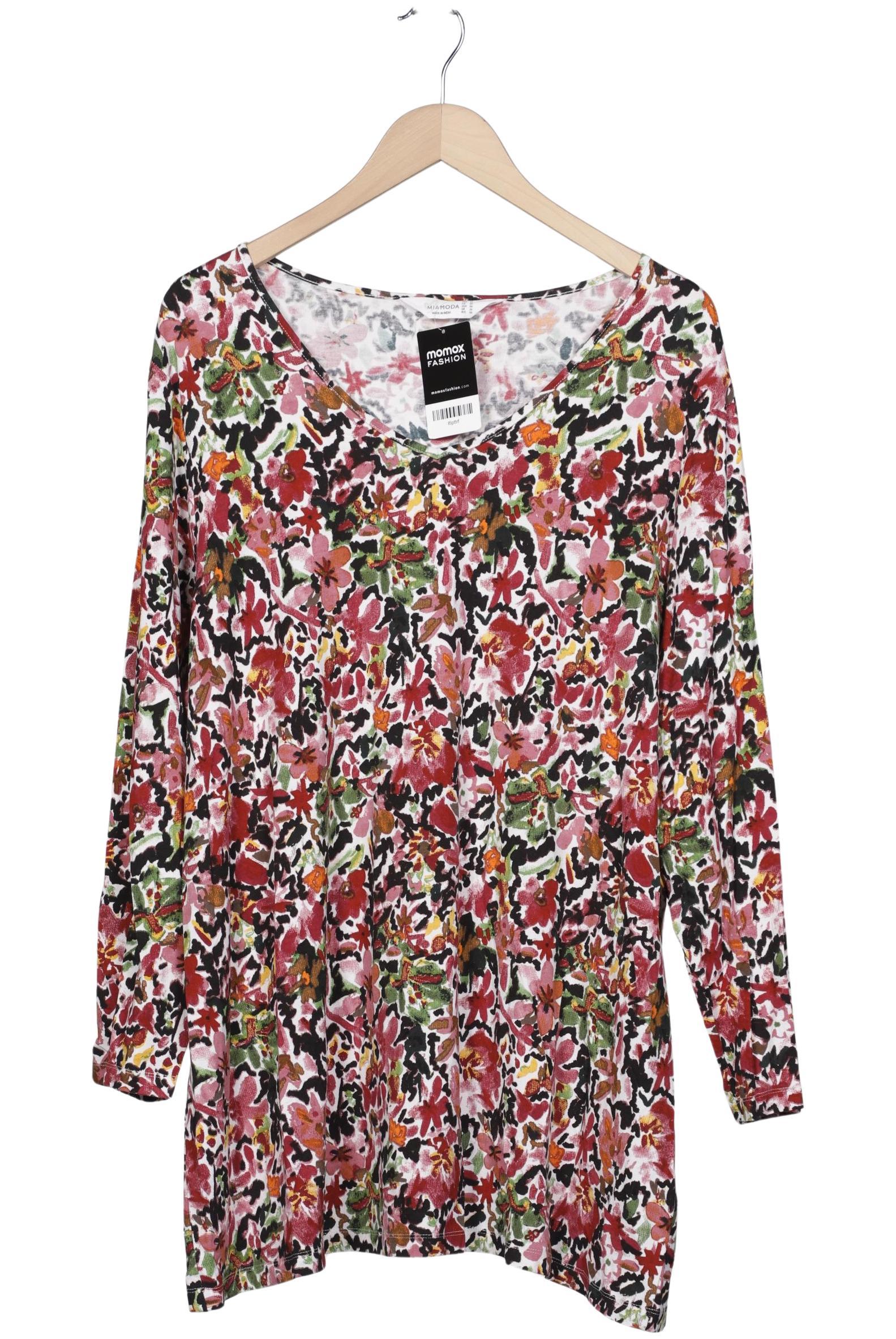 

Miamoda Damen Langarmshirt, mehrfarbig, Gr. 52