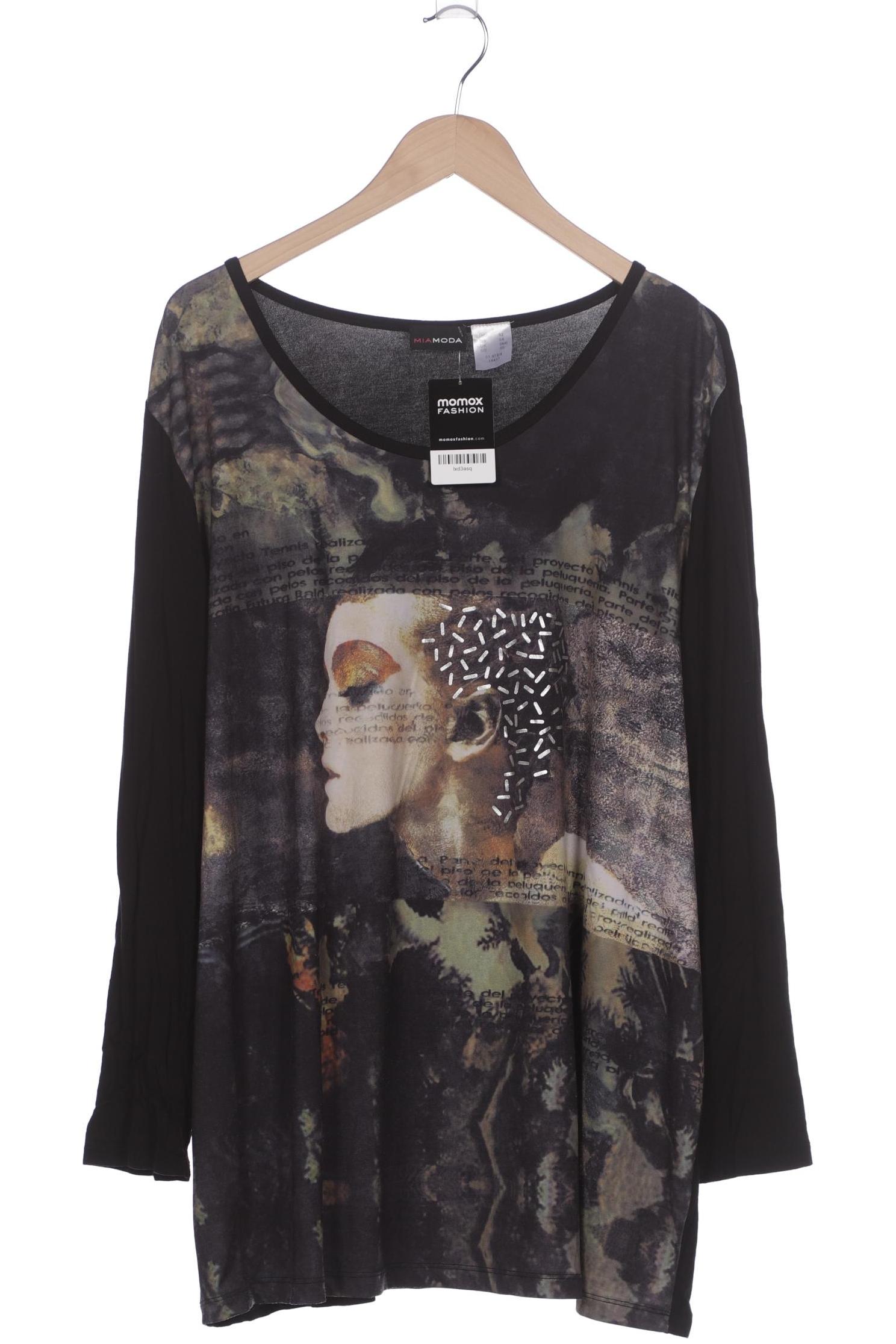 

Miamoda Damen Langarmshirt, schwarz, Gr. 52