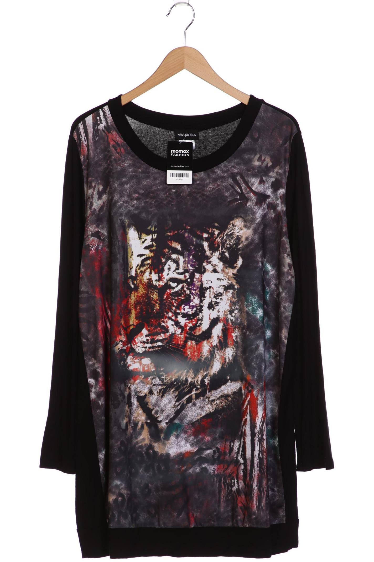 

Miamoda Damen Langarmshirt, schwarz, Gr. 50