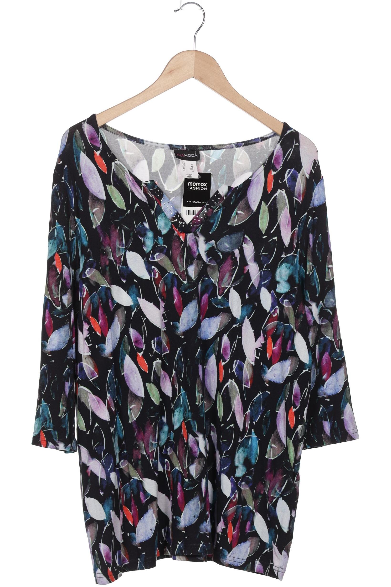 

Miamoda Damen Langarmshirt, mehrfarbig, Gr. 46